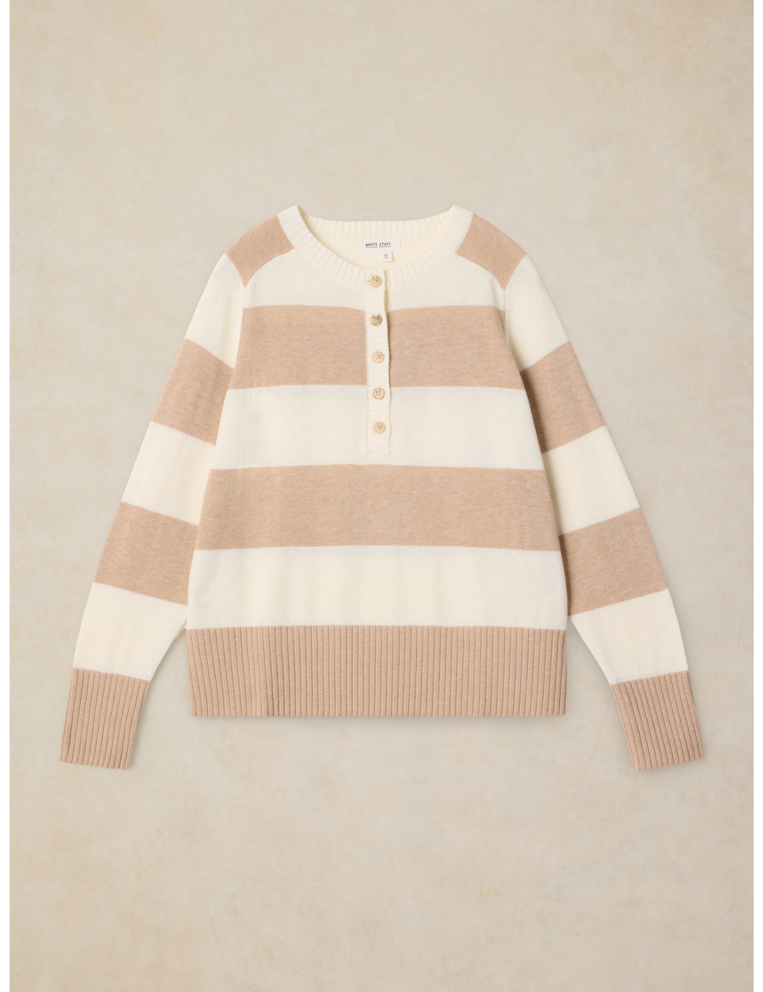 Sienna Cotton Rich Henley Jumper 2 of 6