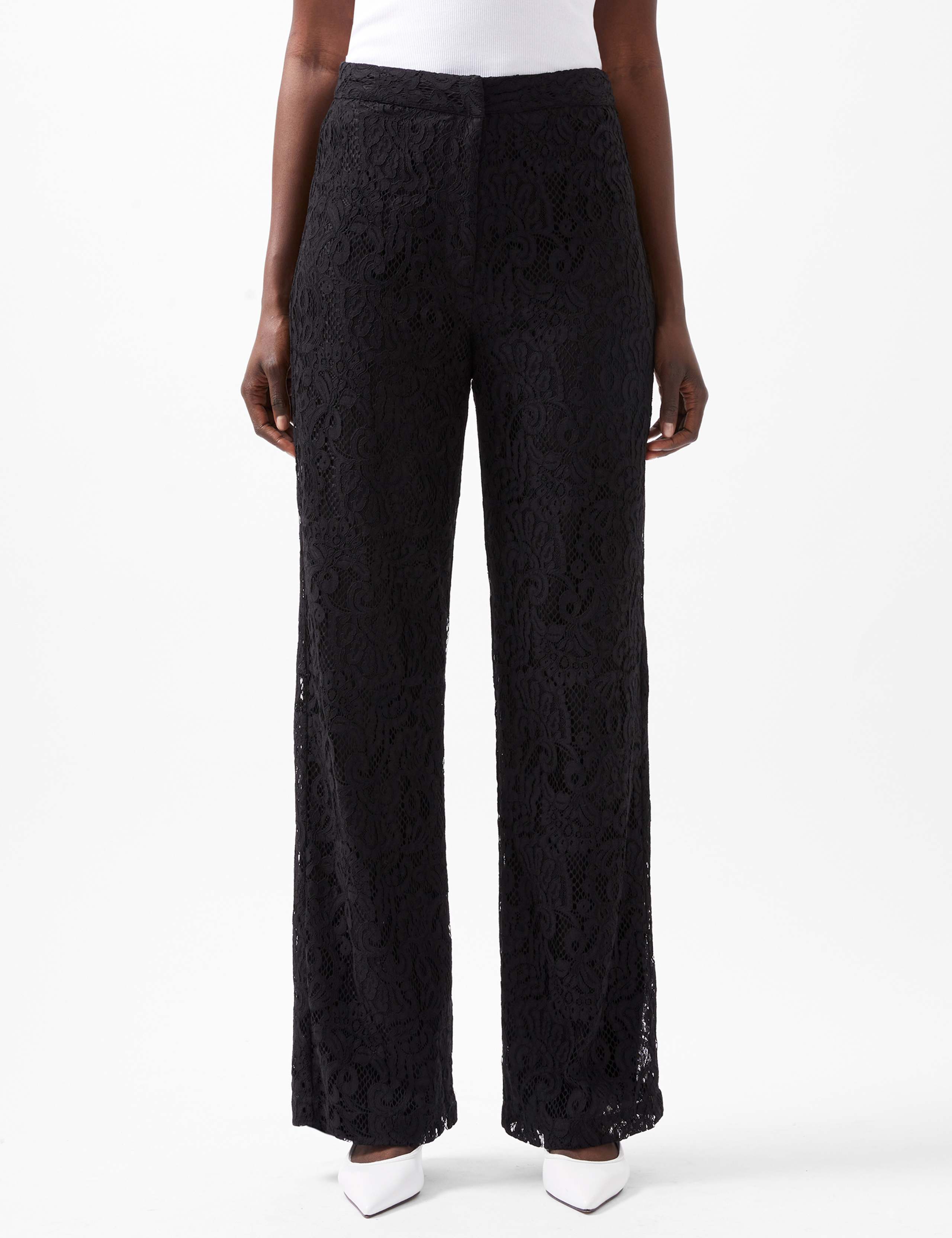 Floral Flared Wide Leg Trousers 3 of 3