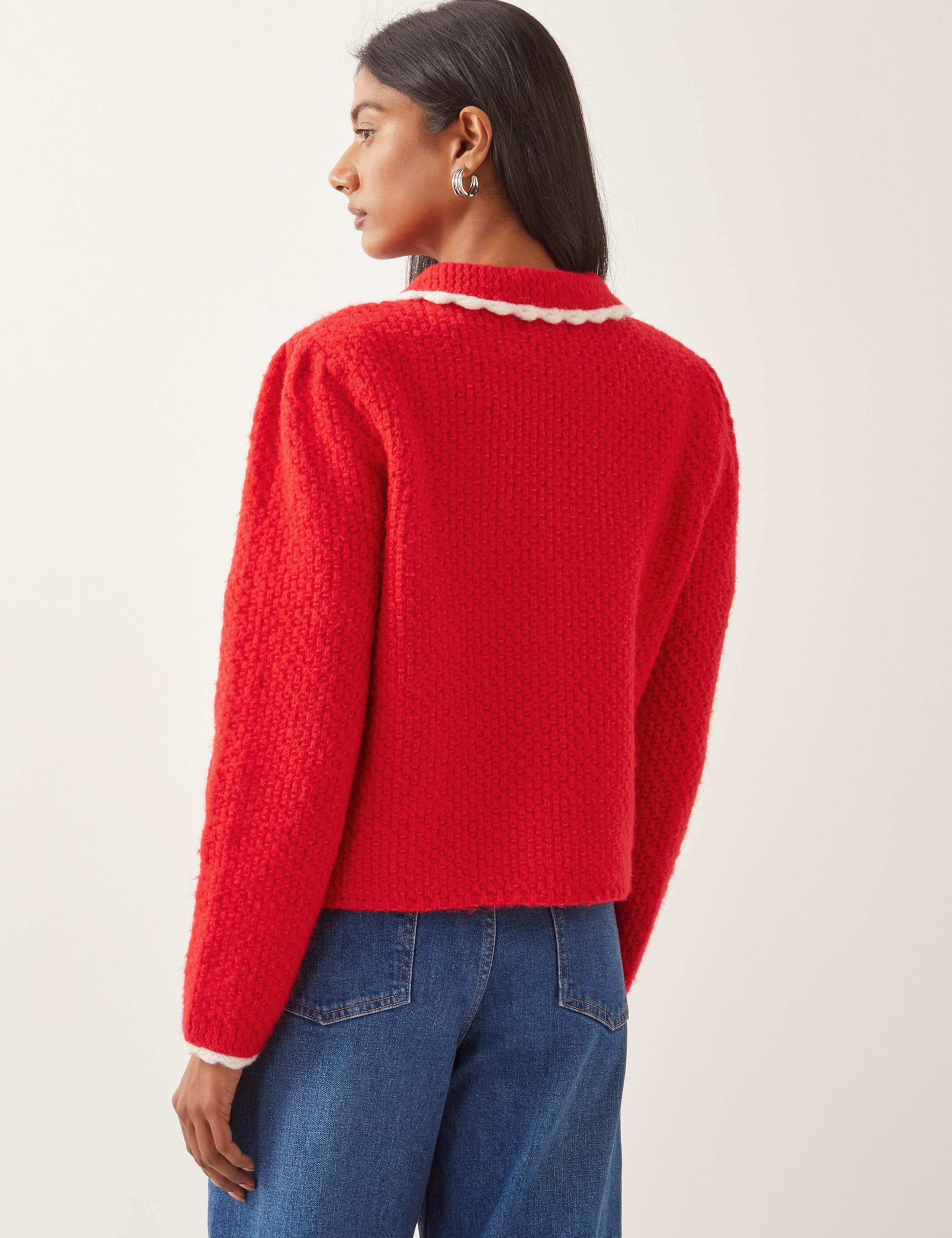 Collared Button Front Cardigan 4 of 4