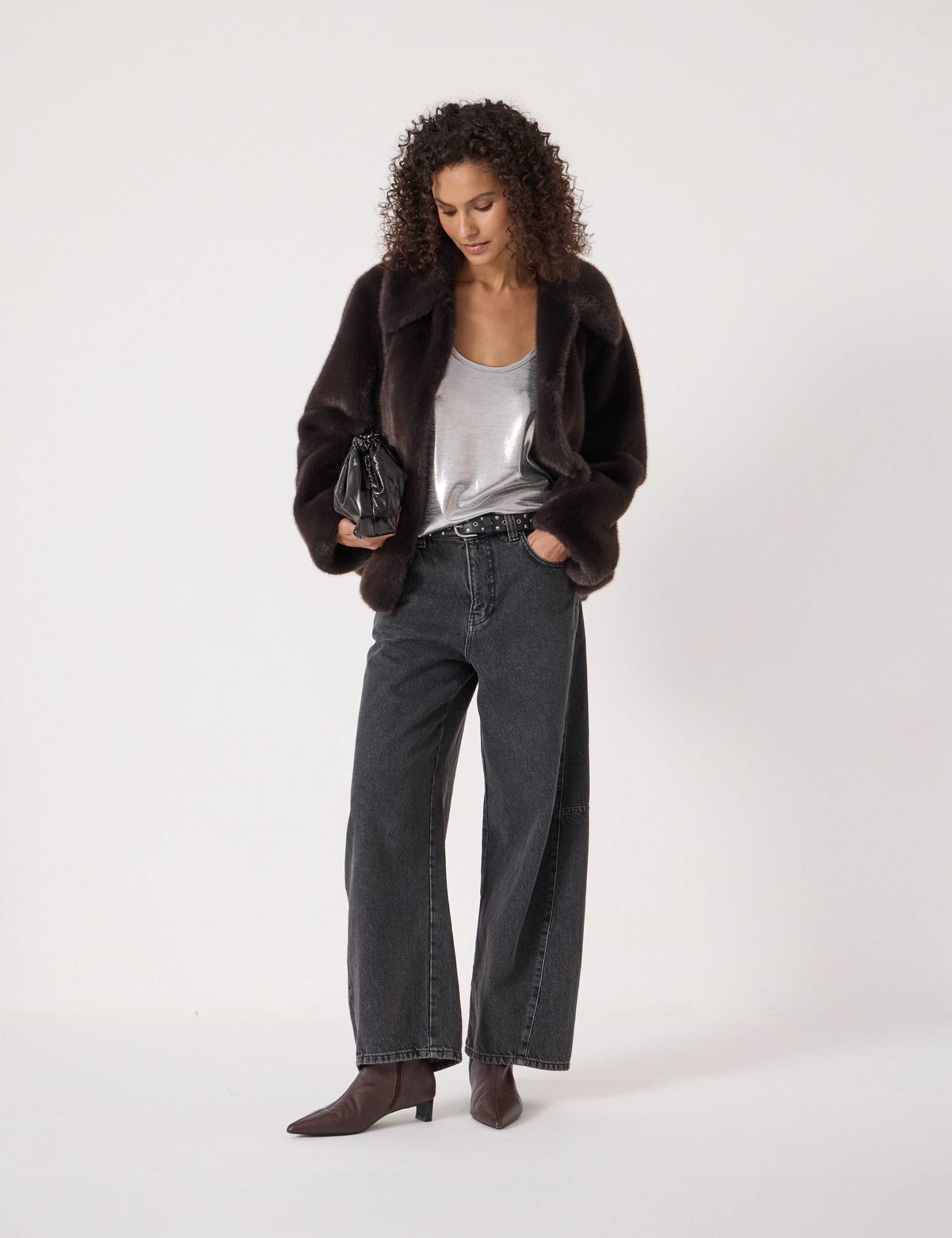 Metallic Scoop Neck Vest 3 of 5