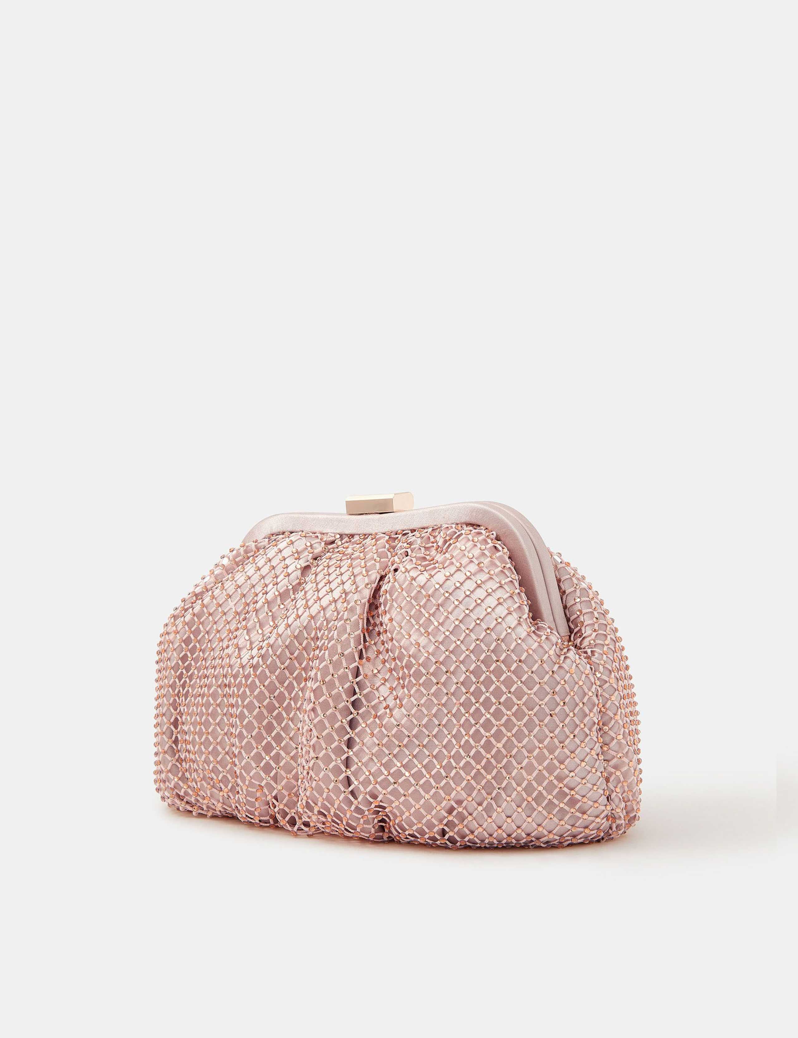 Diamante Chain Strap Clutch Bag 2 of 4