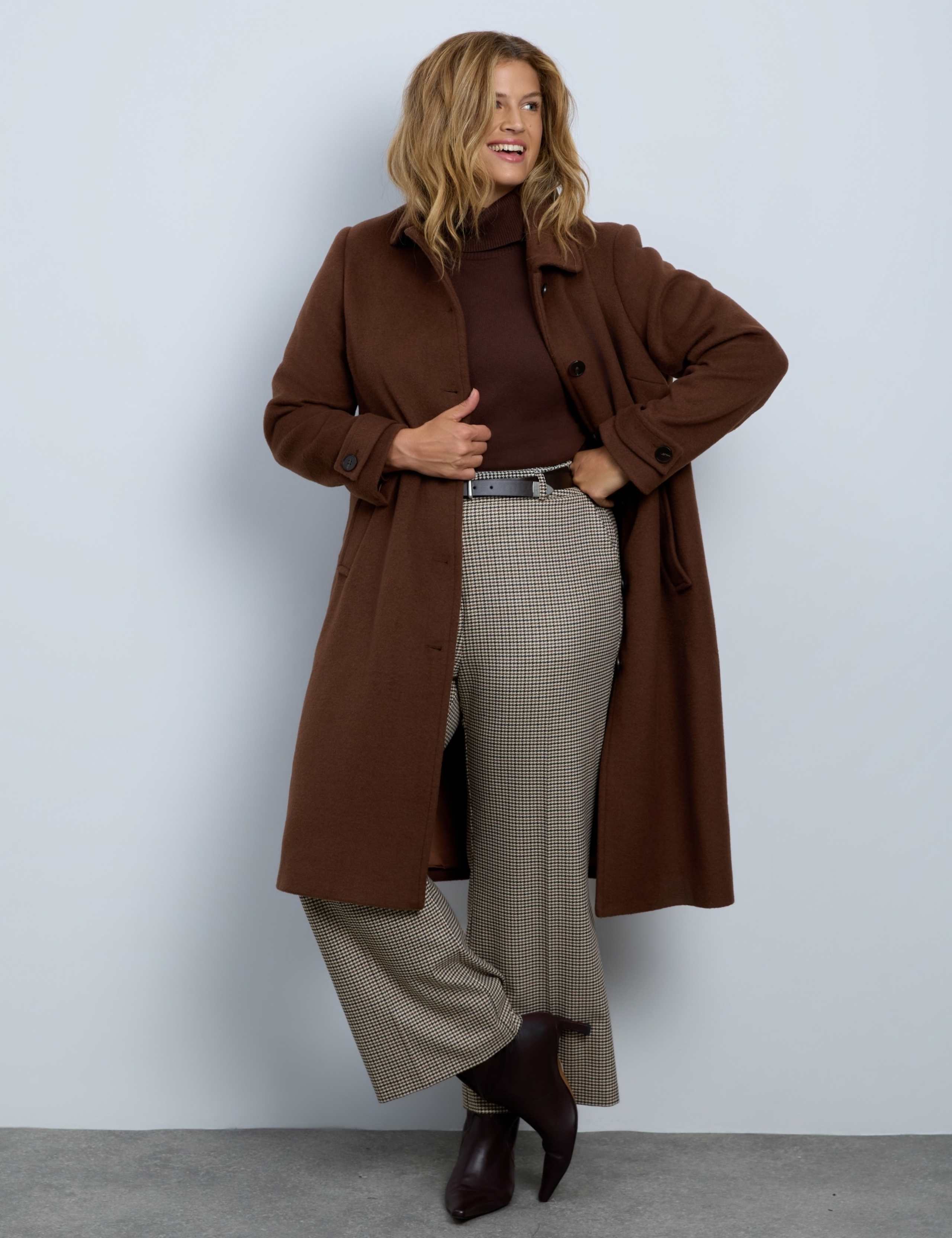 Wool Rich Tailored Longline Coat 3 of 7