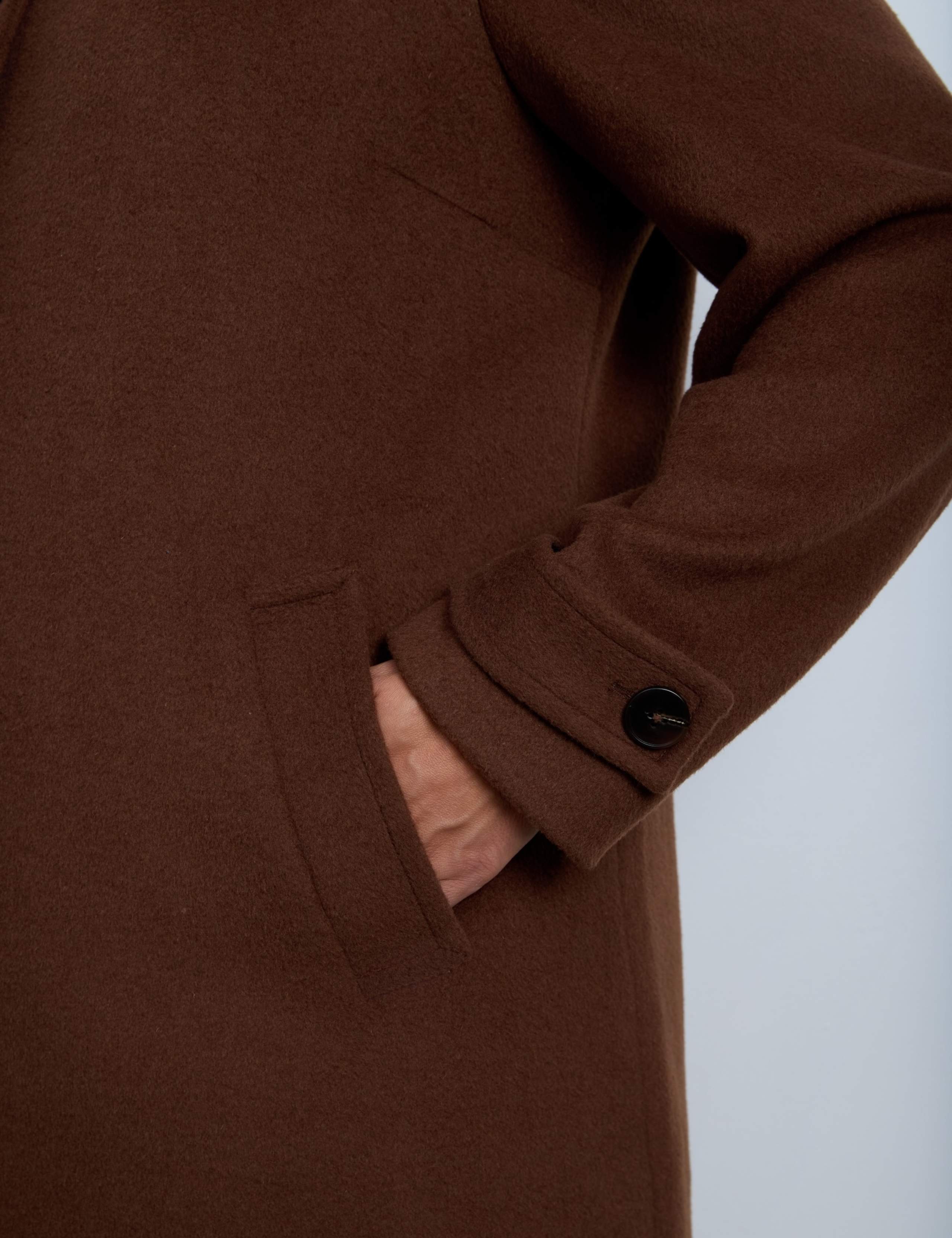 Wool Rich Tailored Longline Coat 7 of 7