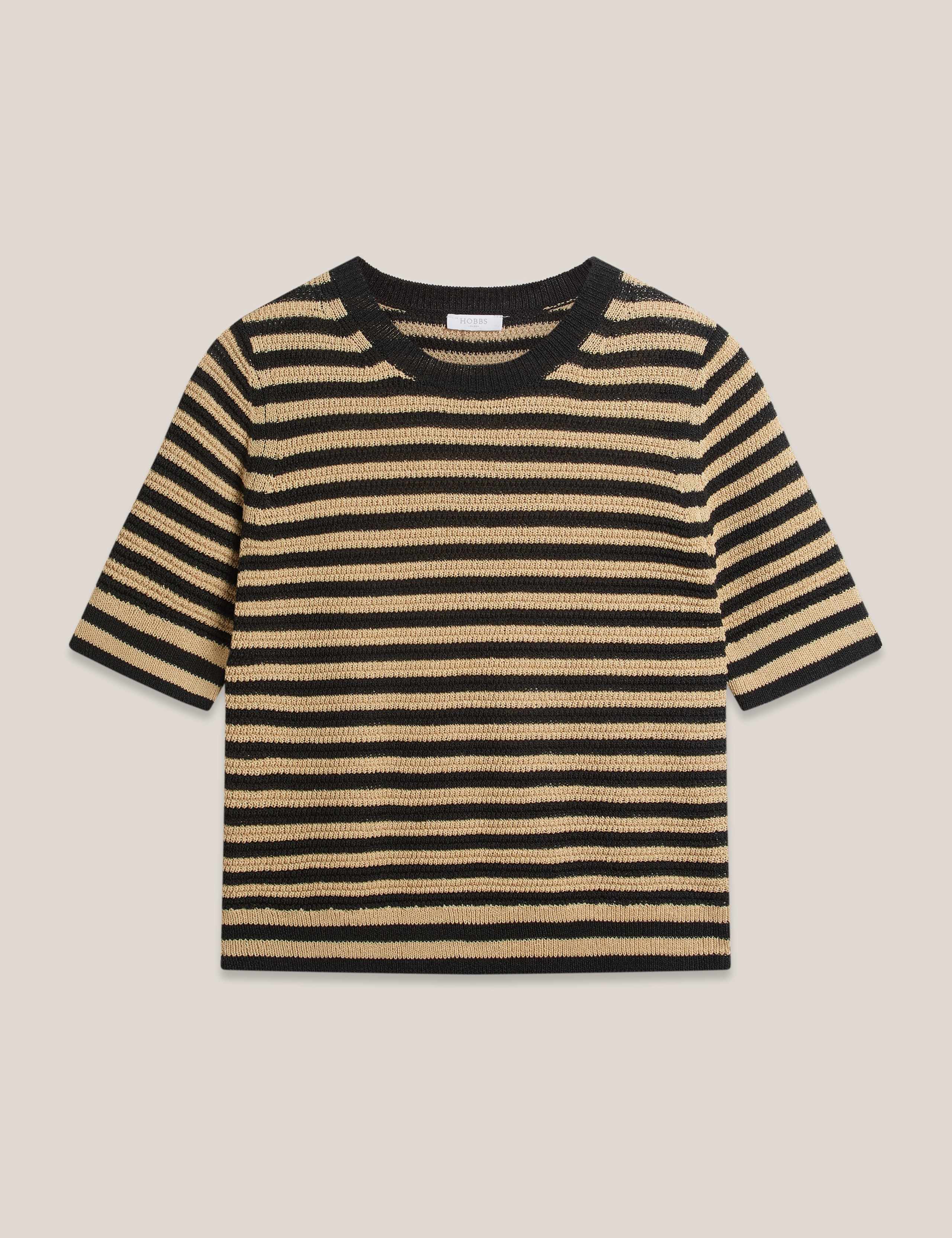 Knitted Striped T-Shirt 2 of 6