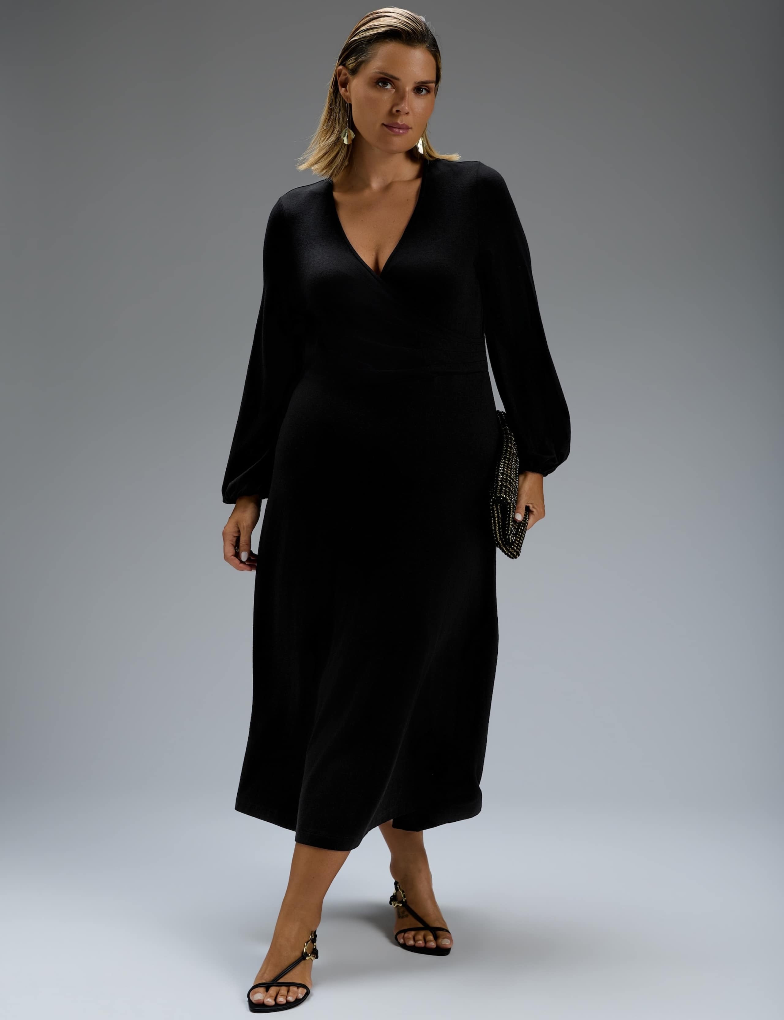 Jersey V Neck Maxi Dress 3 of 6
