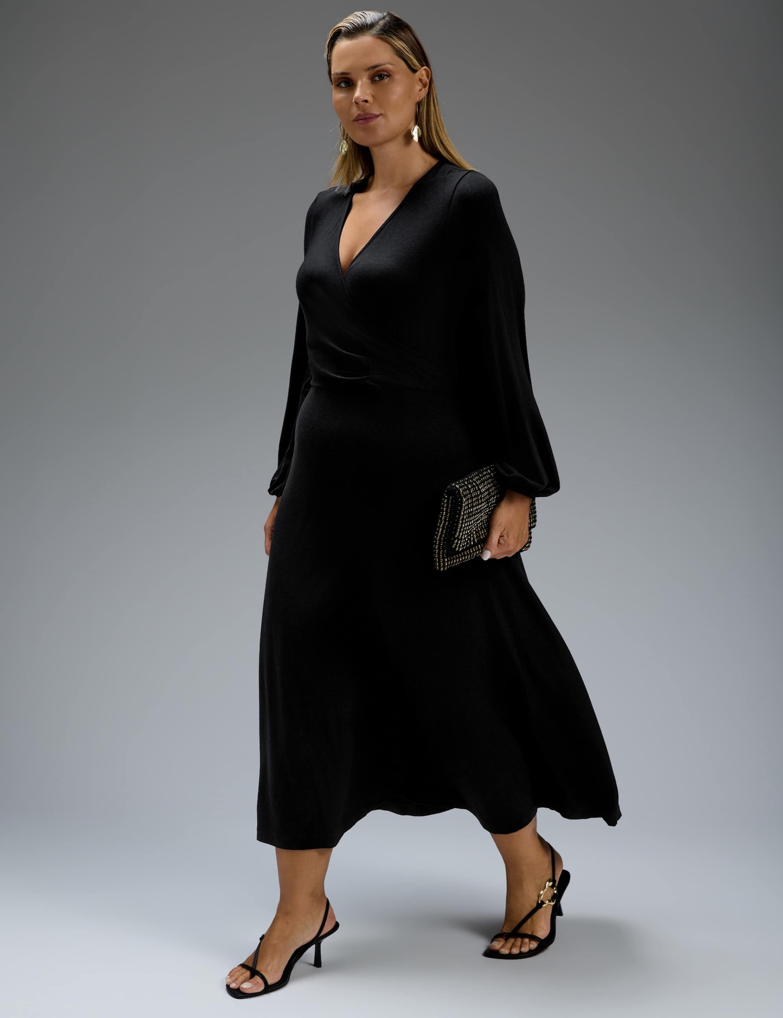 Jersey V Neck Maxi Dress 4 of 6