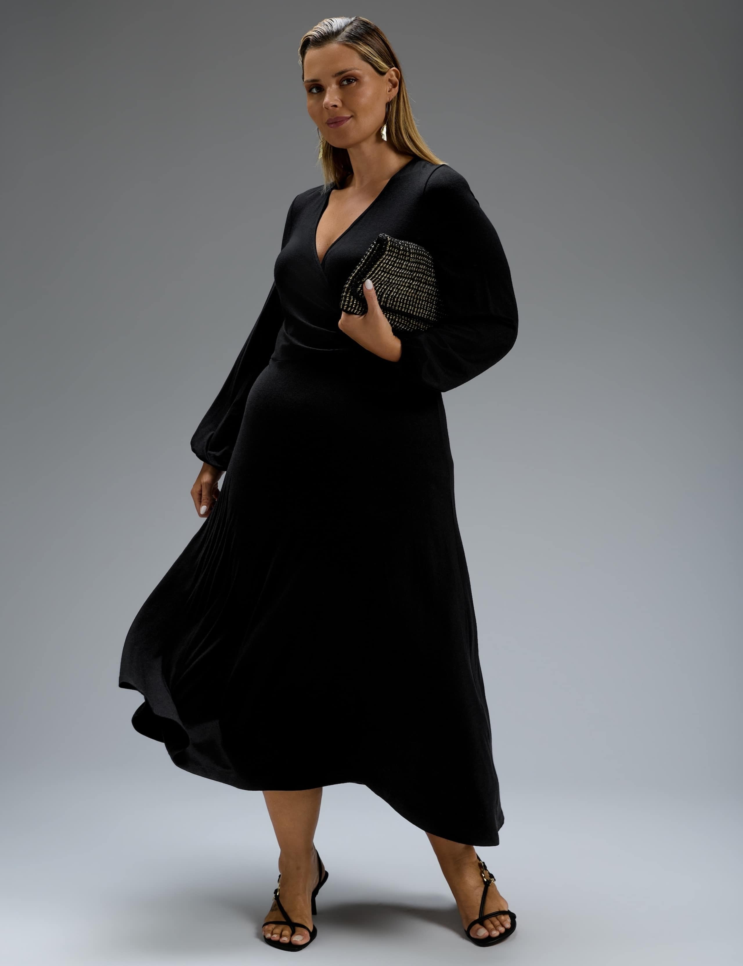 Jersey V Neck Maxi Dress 5 of 6