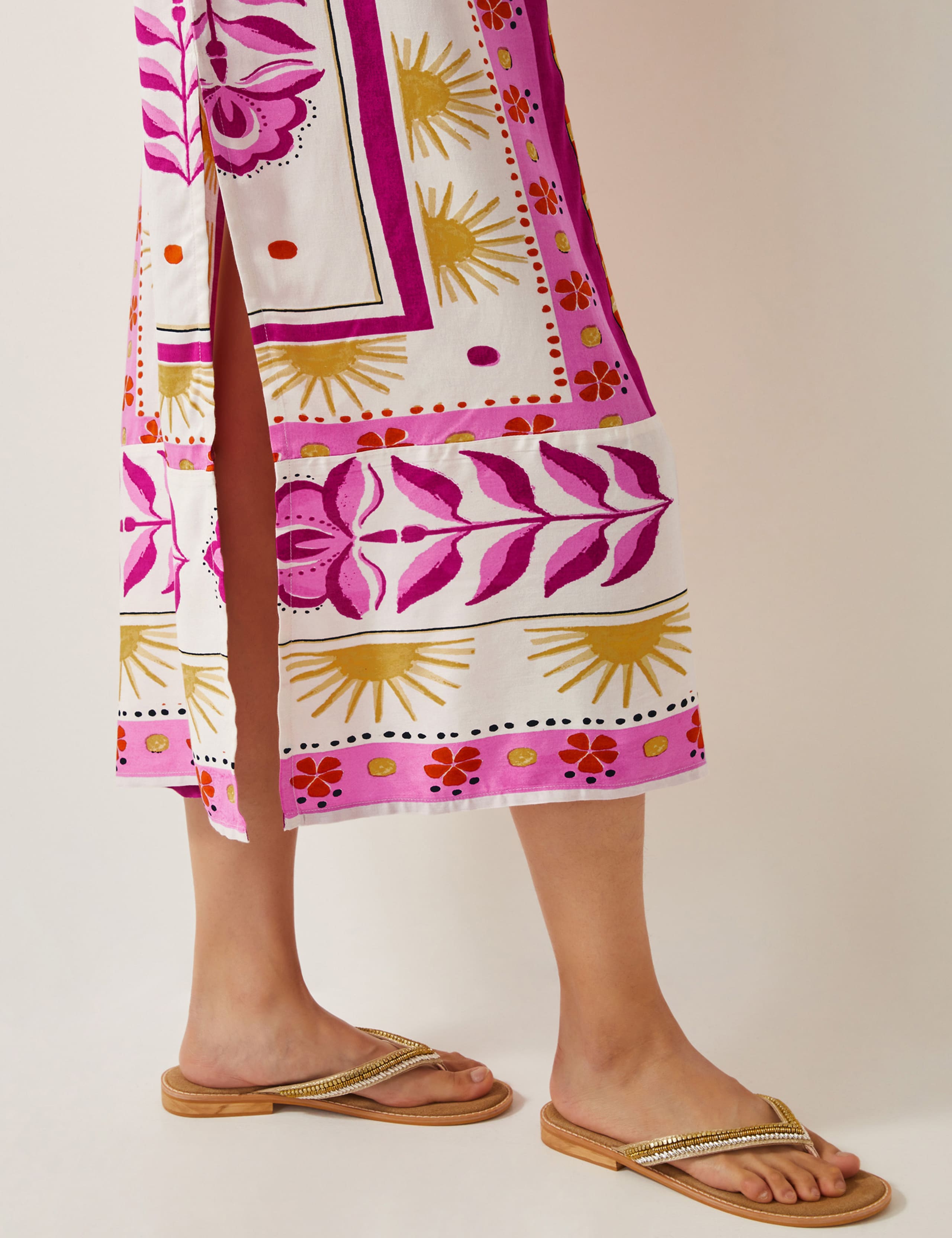 Printed Midi Beach Dress 4 of 4