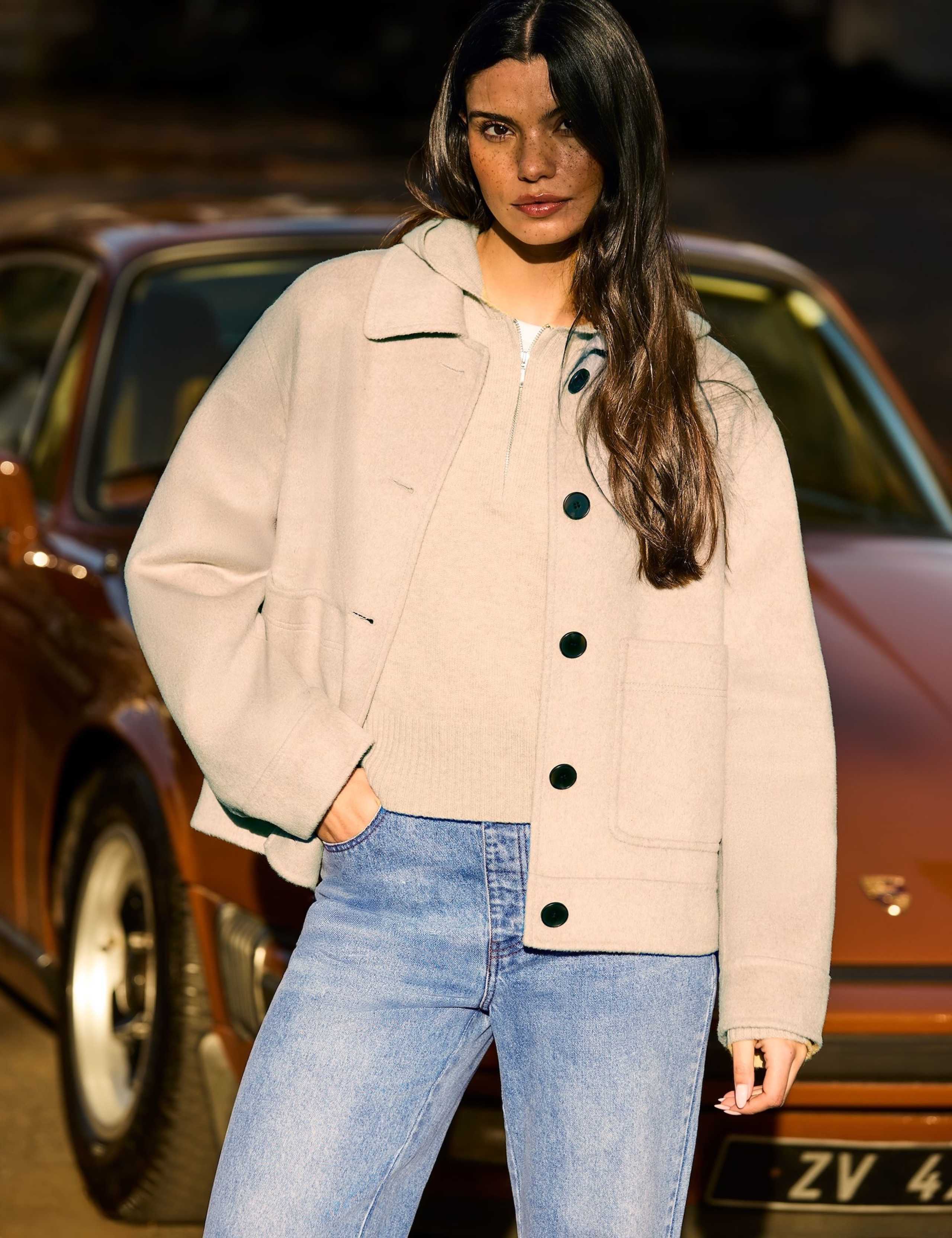 Wool Blend Utility Jacket 2 of 7