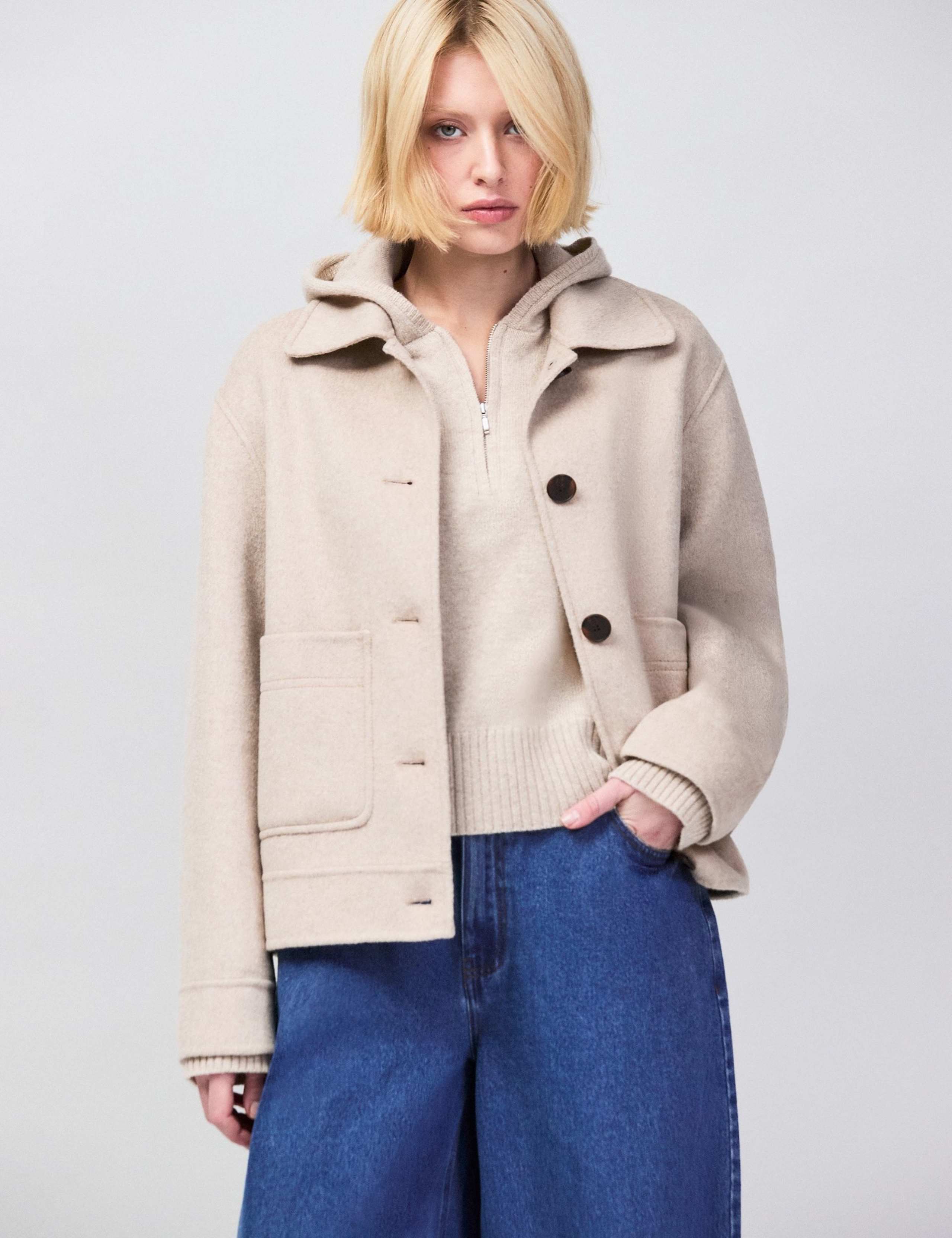 Wool Blend Utility Jacket 5 of 7