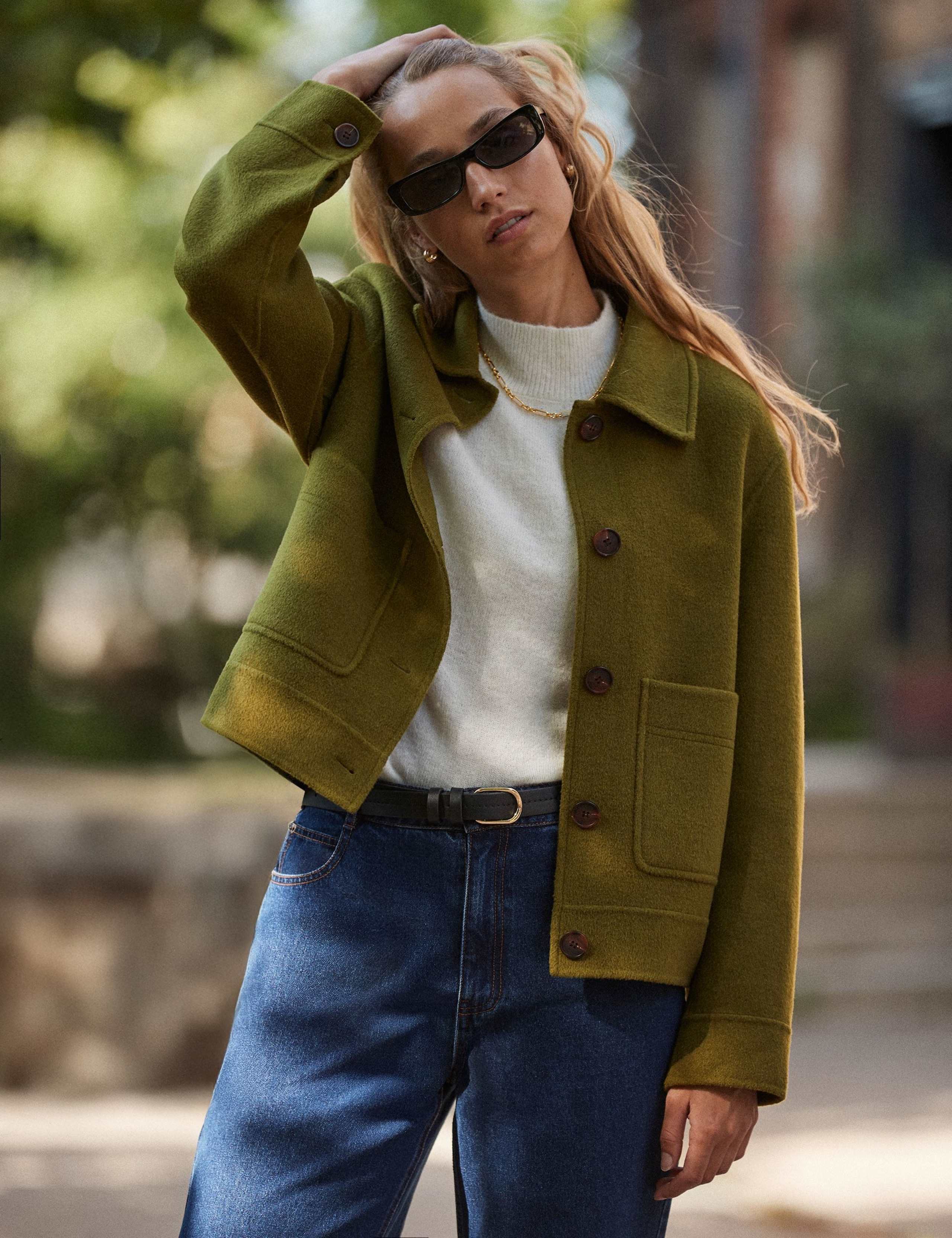 Wool Blend Utility Jacket 3 of 6