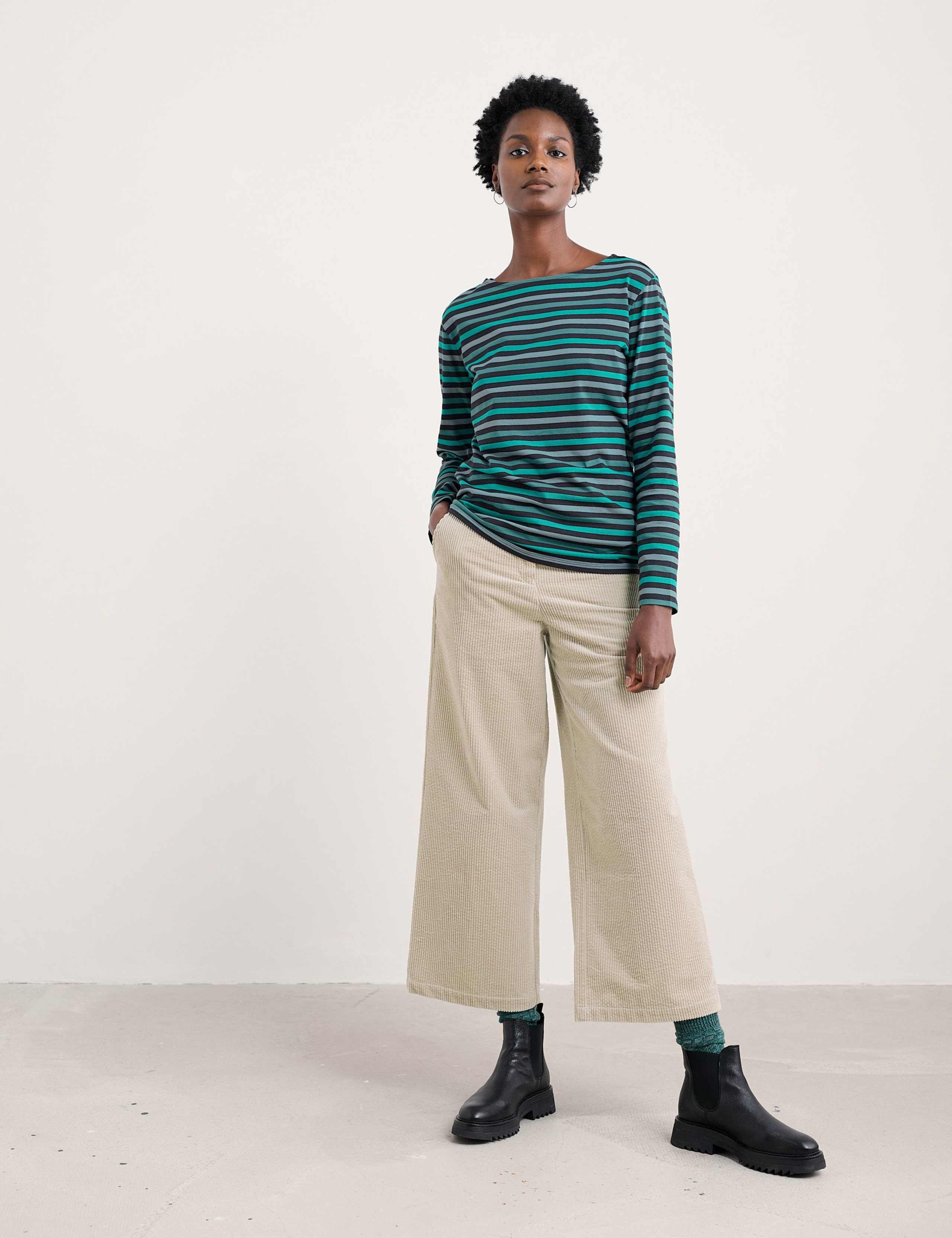 Pure Cotton Striped Top 1 of 5