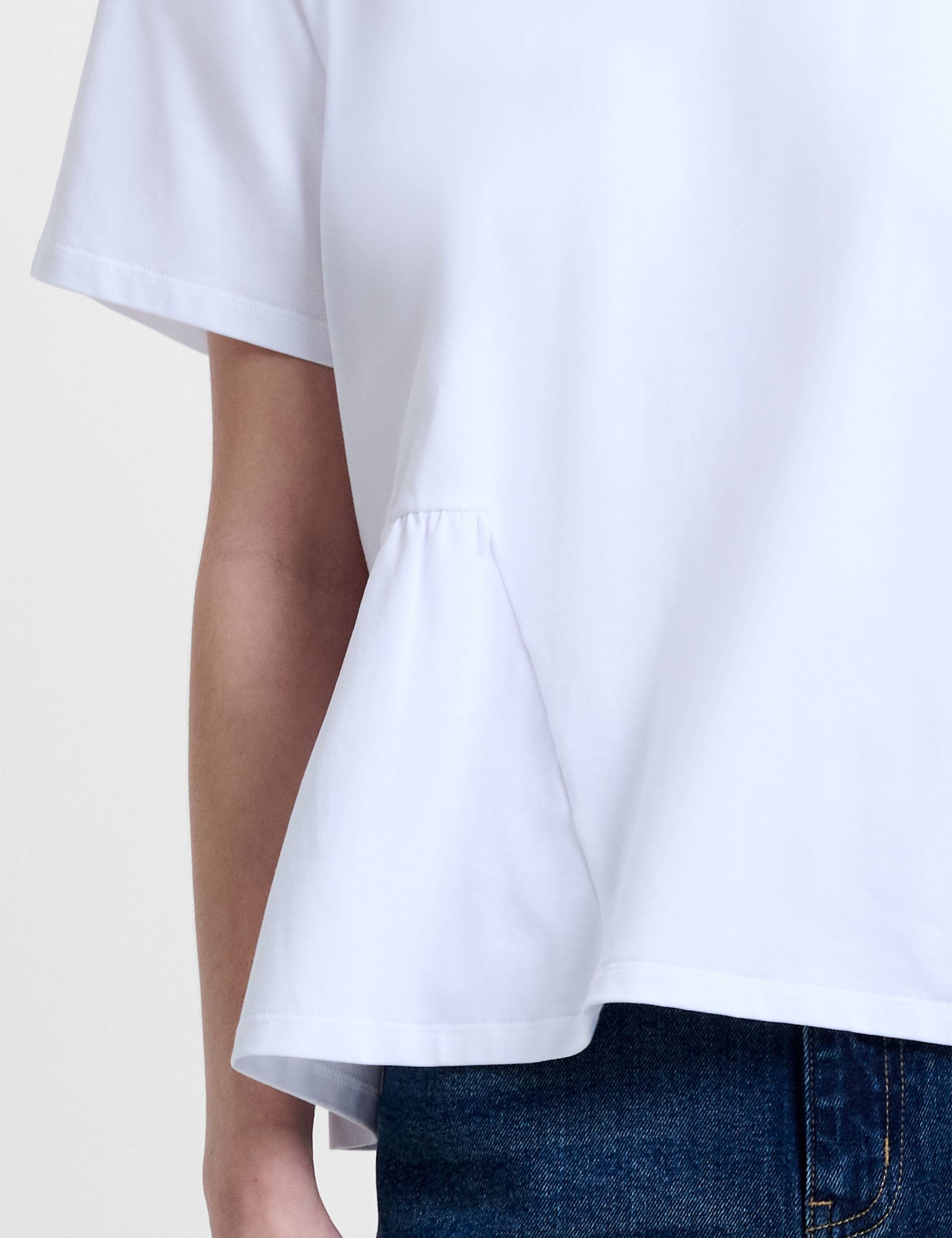 Cotton Rich Asymmetrical T-Shirt 5 of 5