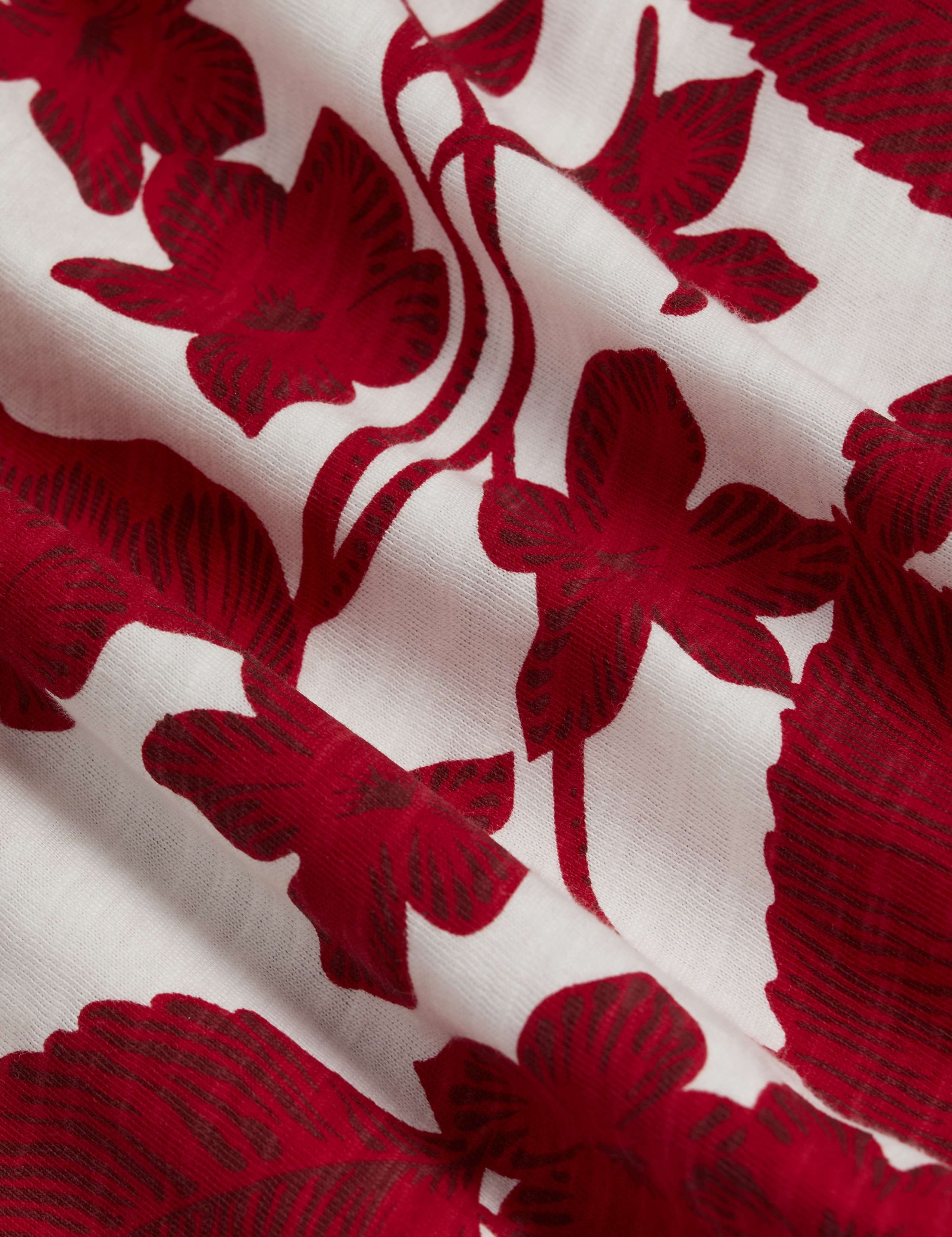 Pure Cotton Floral Top 6 of 6