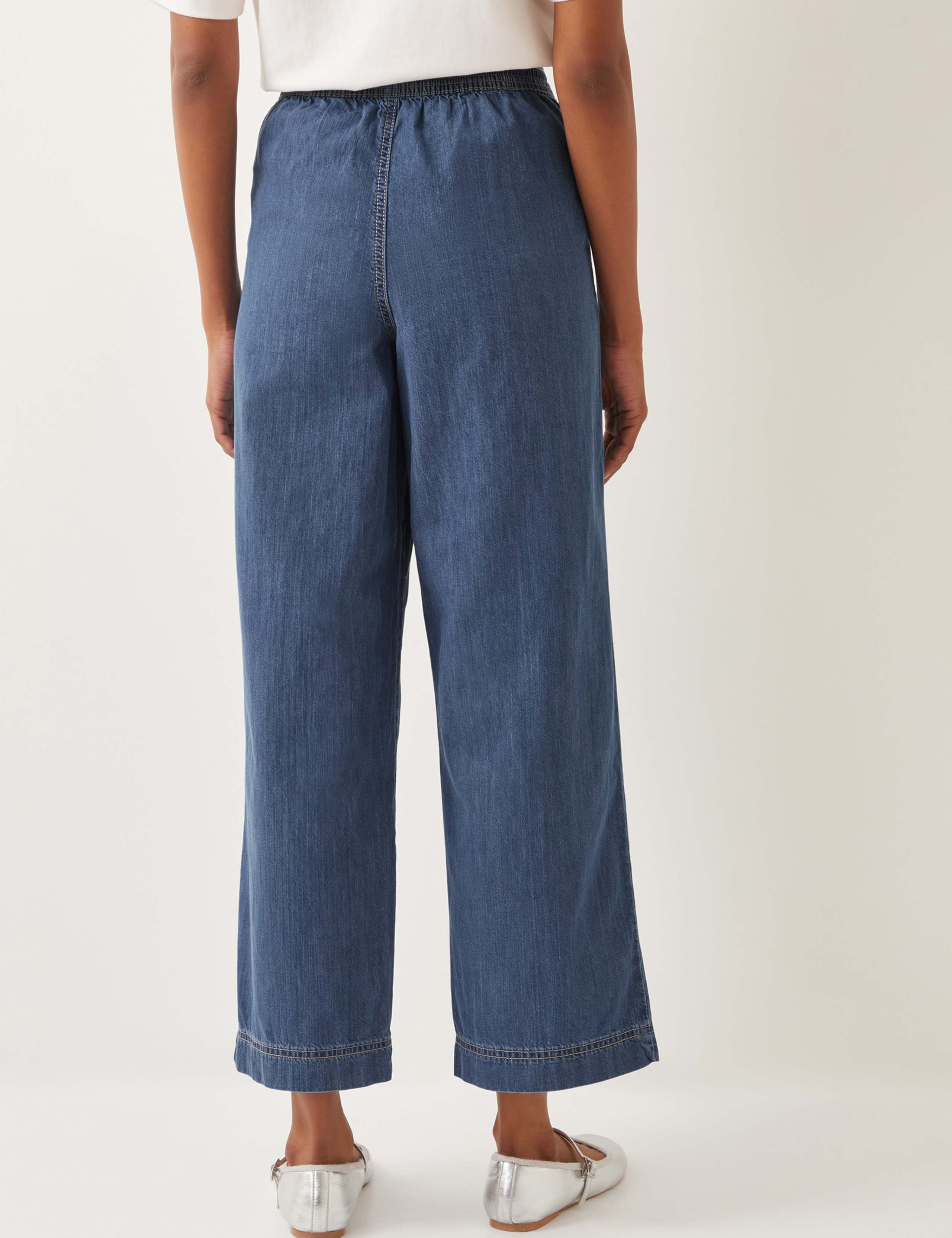 High Waisted Wide Leg Jeans 4 of 5