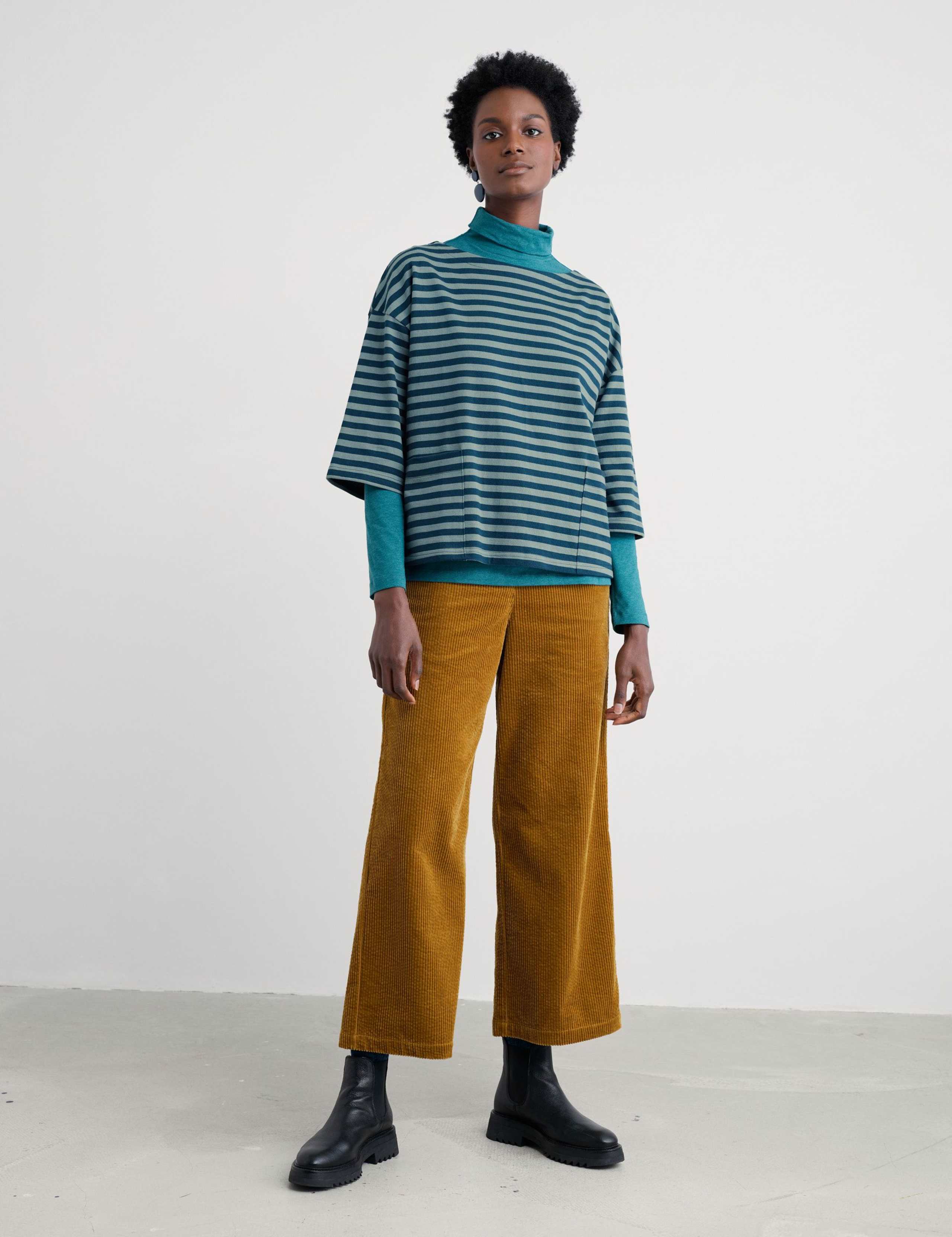 Pure Cotton Striped Top 1 of 5