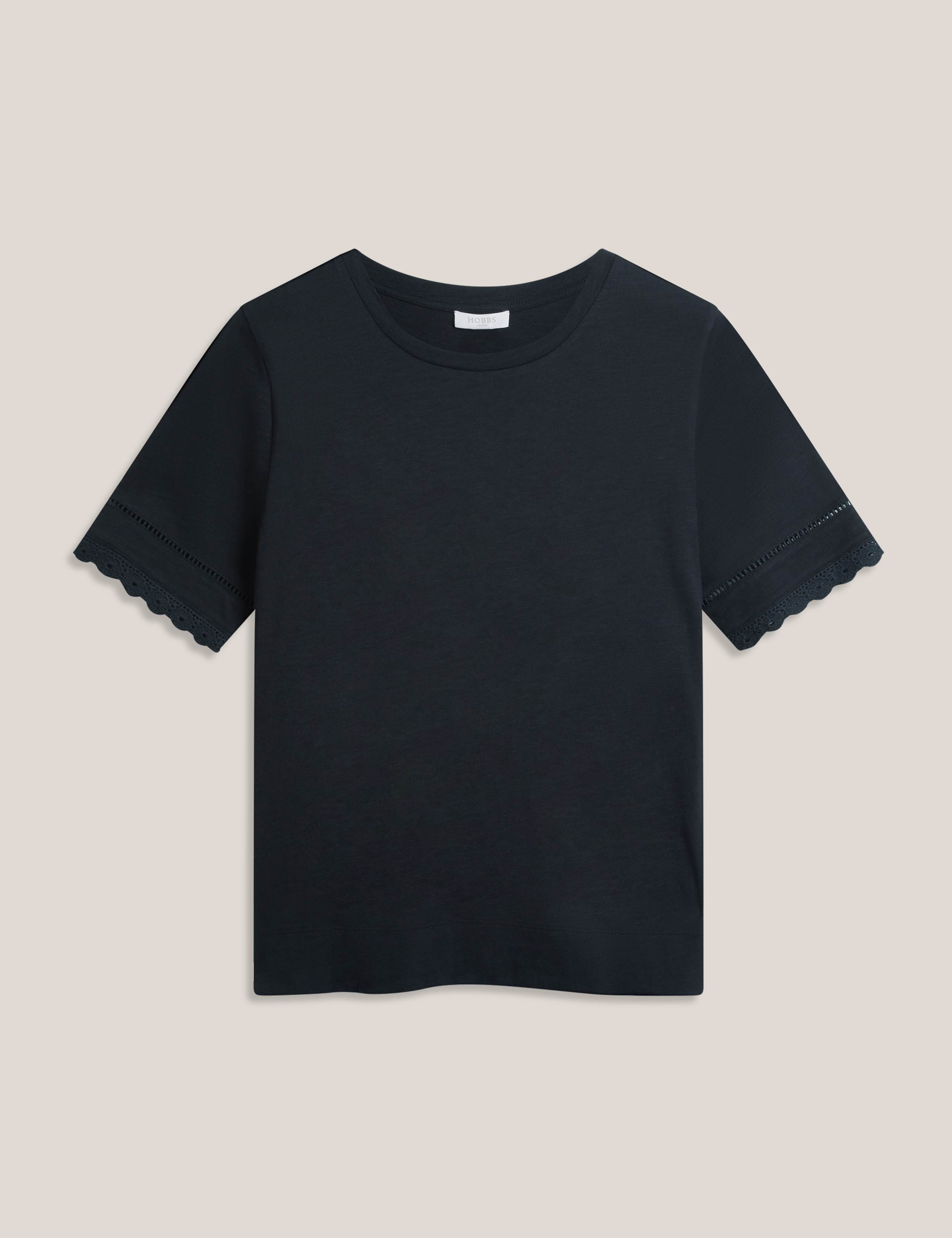 Pure Cotton Broderie T-Shirt 2 of 5