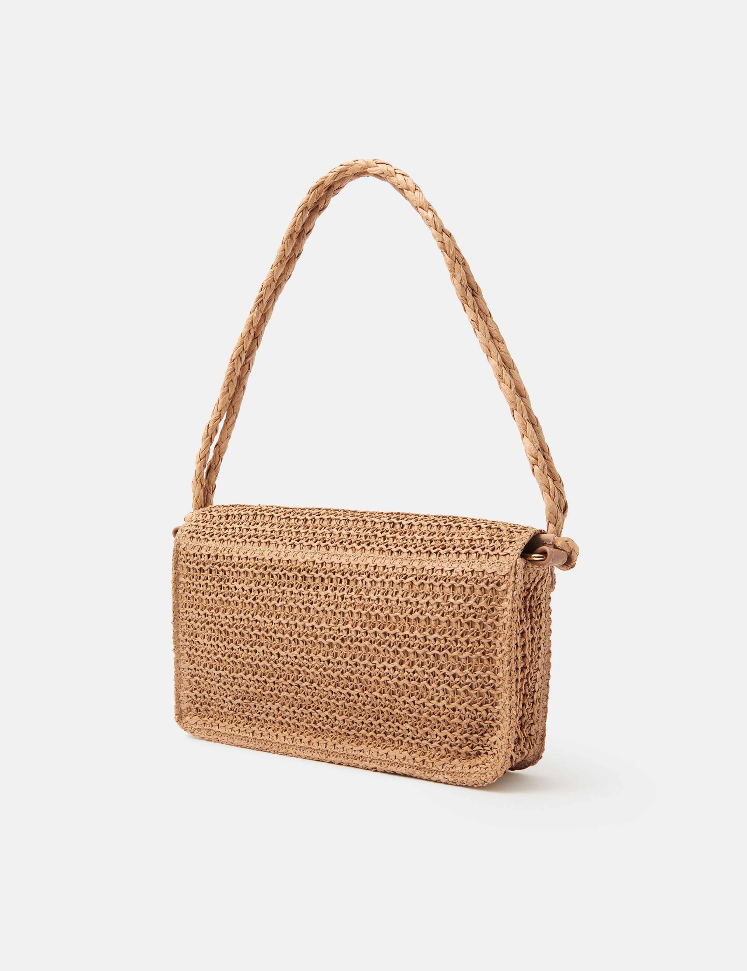 Raffia Flower Shoulder Bag 2 of 4