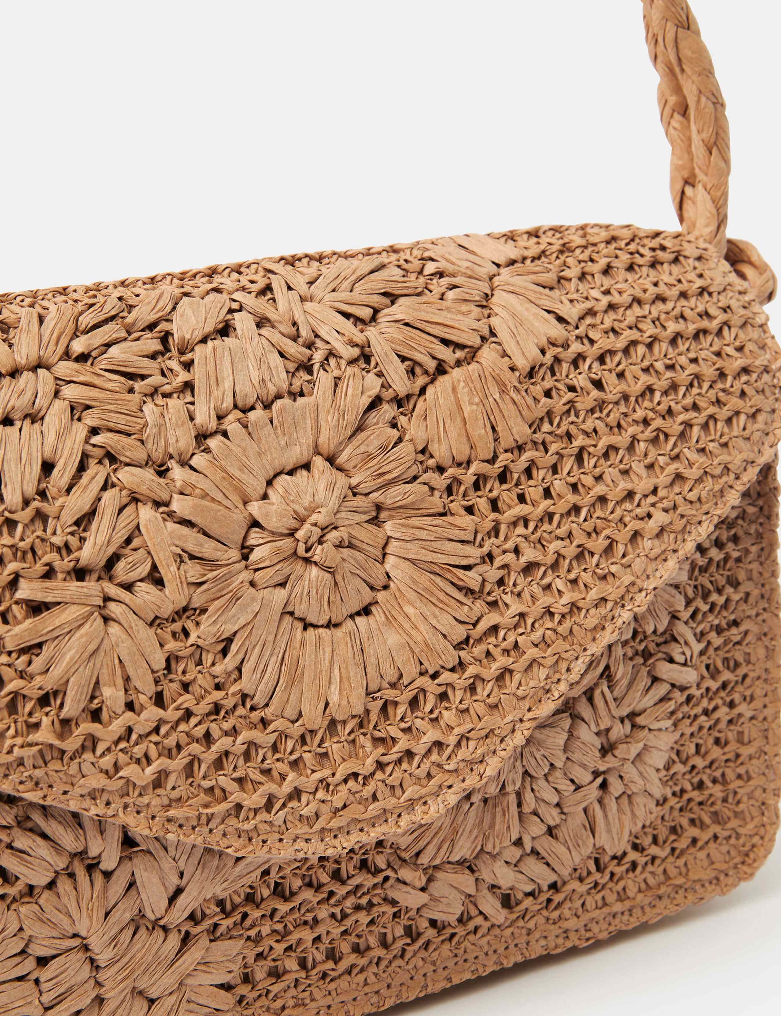 Raffia Flower Shoulder Bag 4 of 4