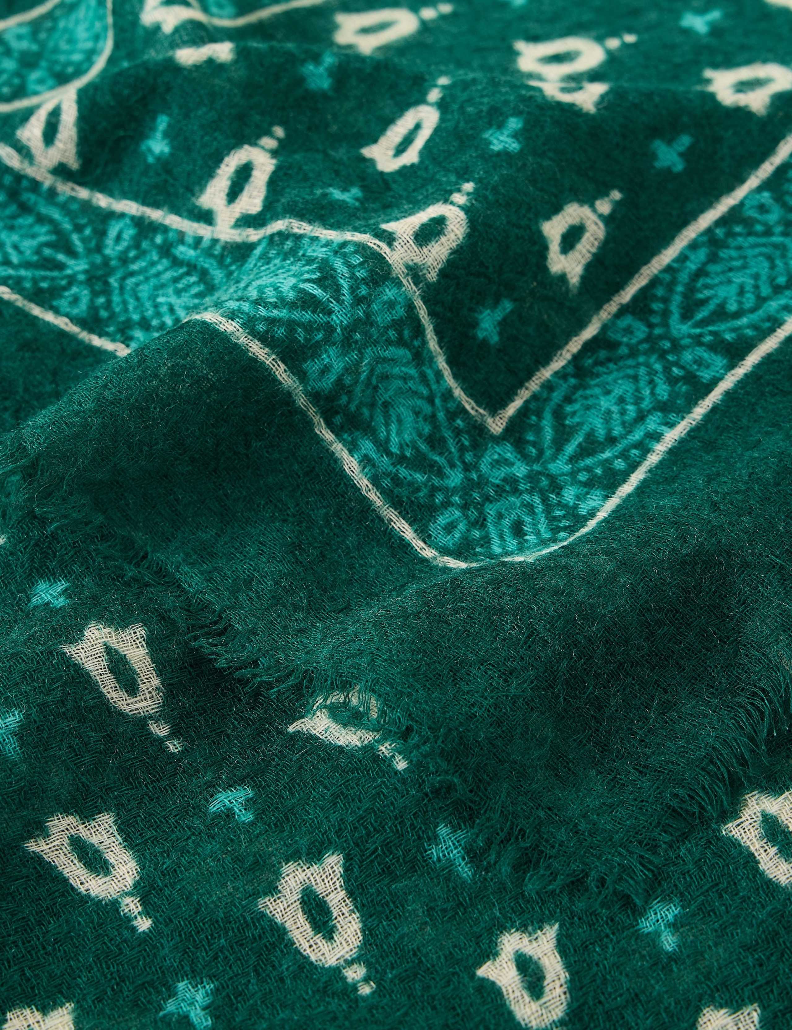 Pure Wool Square Scarf 4 of 4
