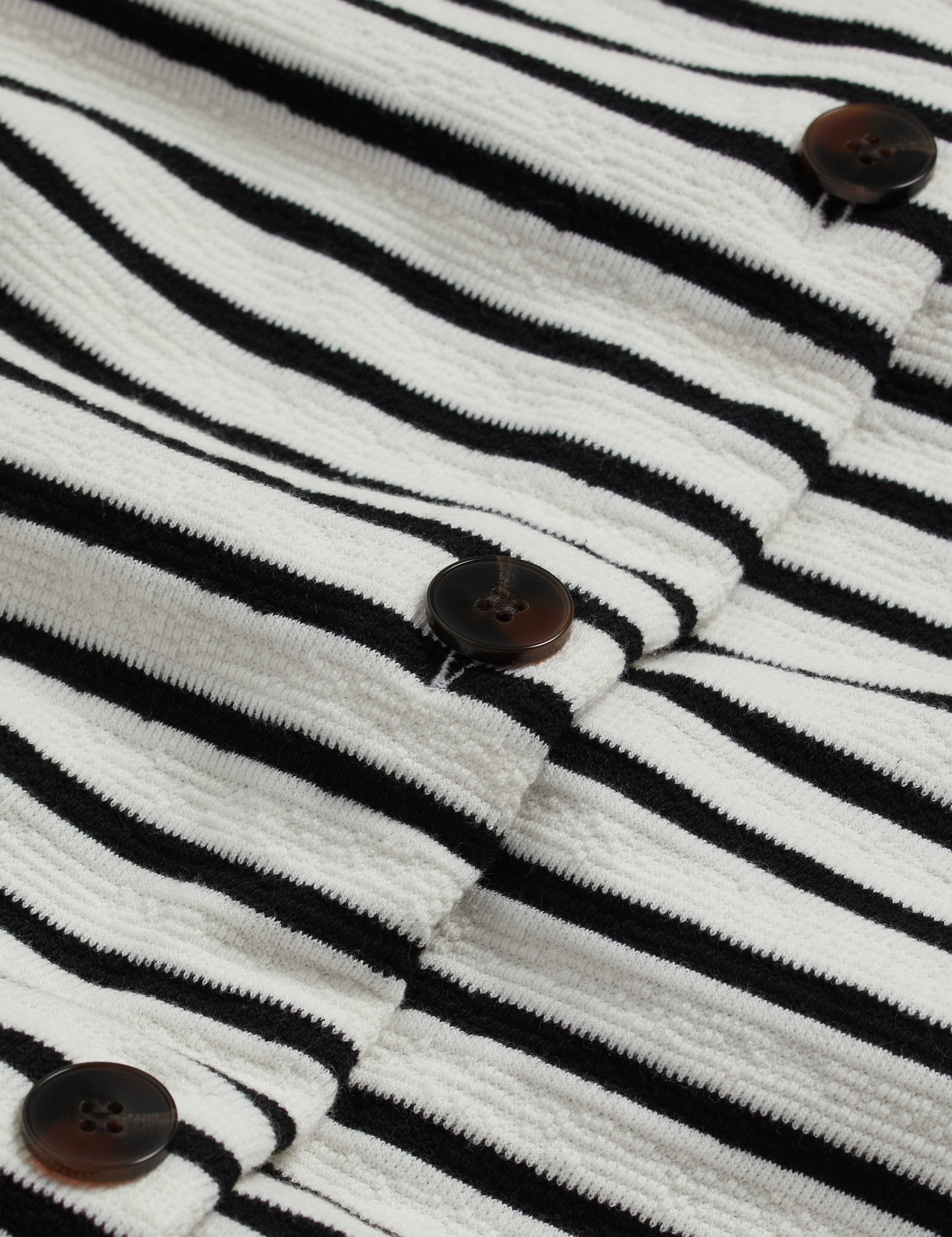 Pure Cotton Striped Knitted Vest 6 of 6