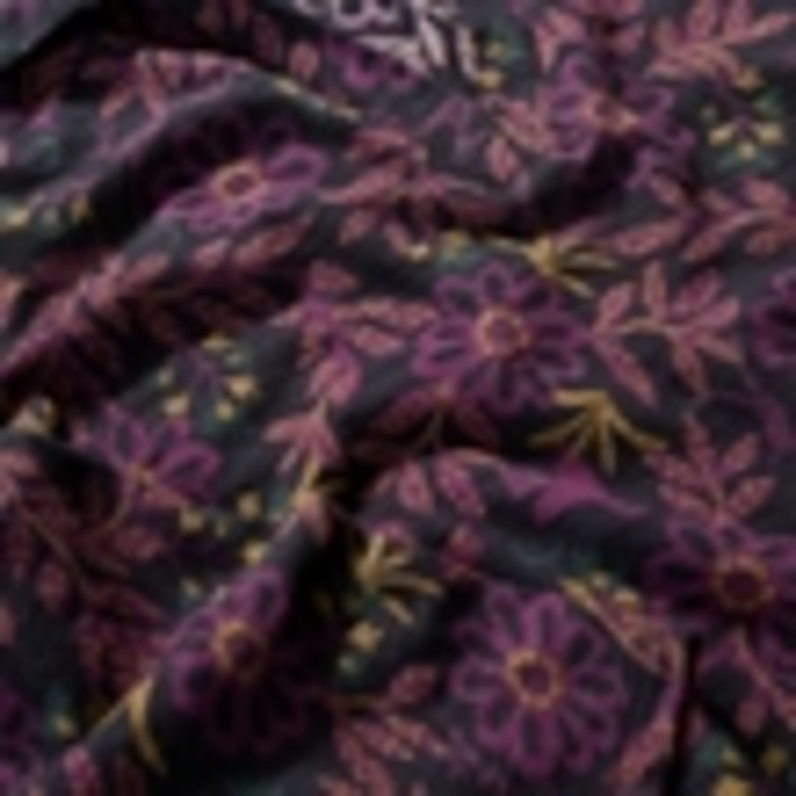 Pure Cotton Floral Collared Top 5 of 5