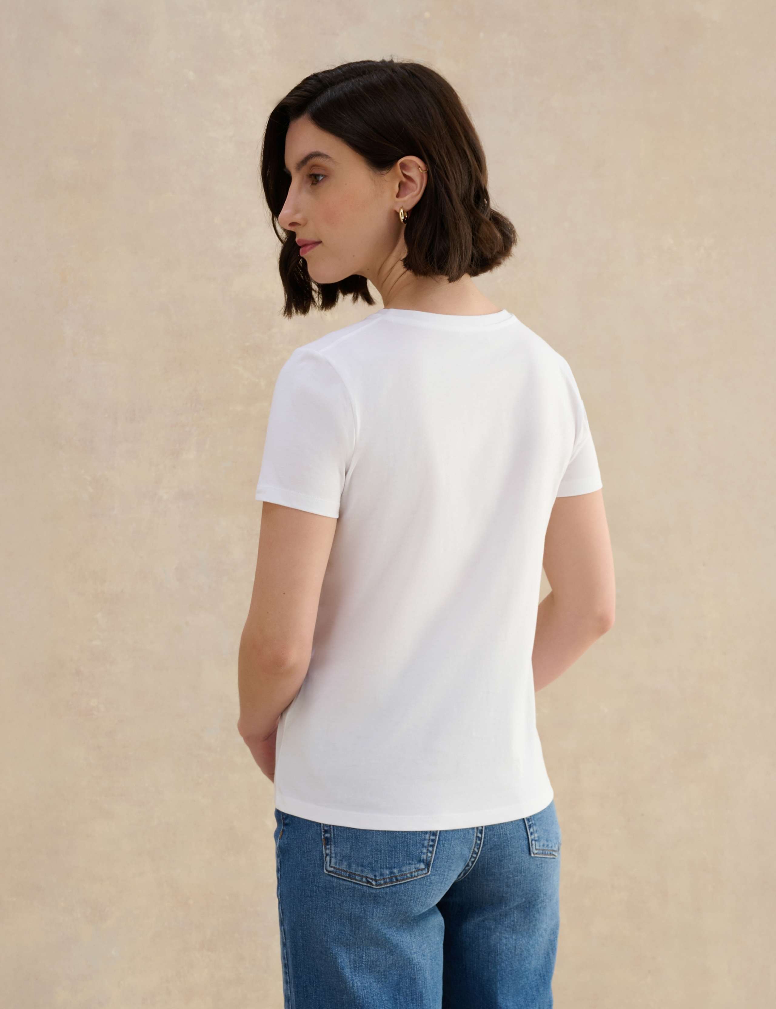 Pure Cotton Floral T-Shirt 4 of 5