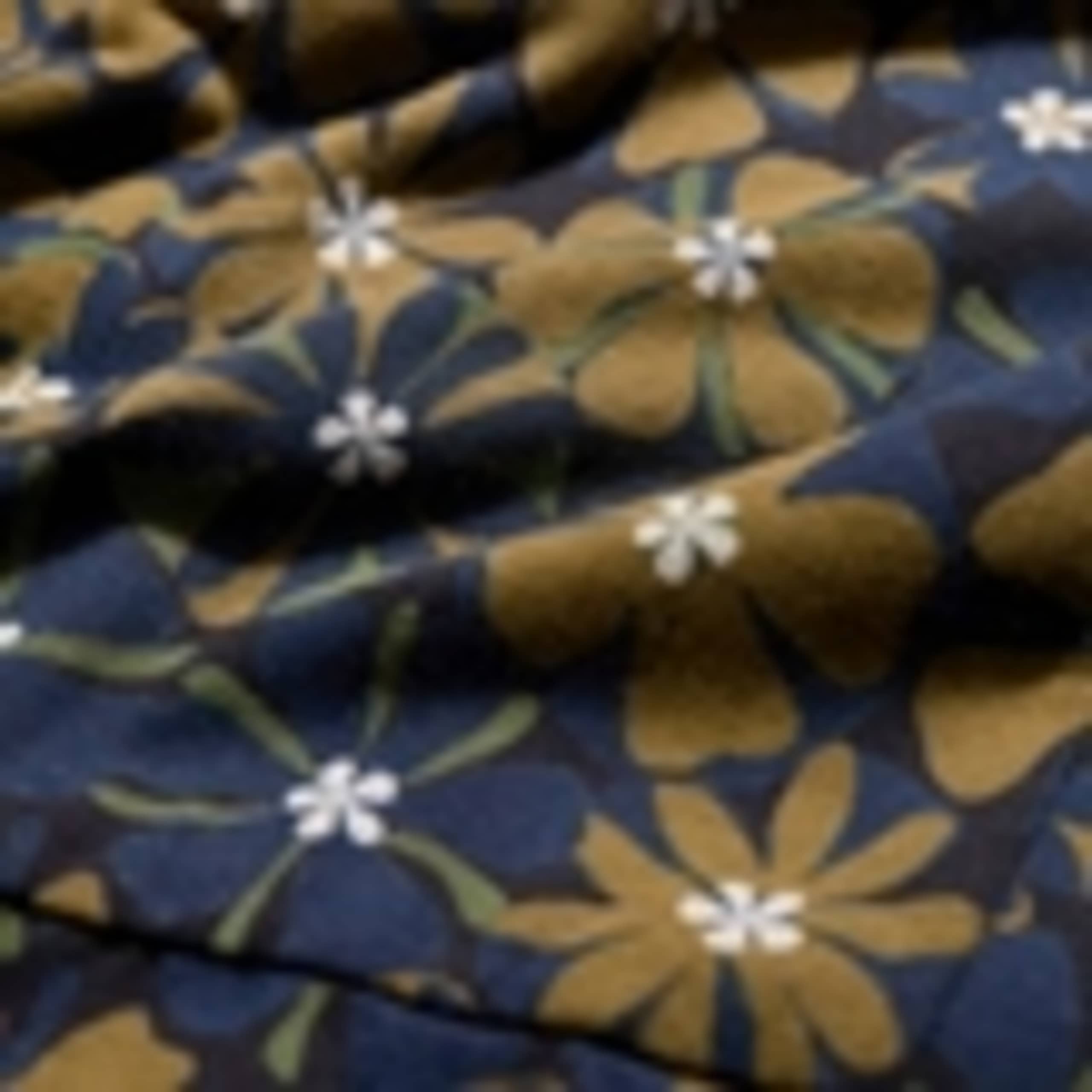 Cotton Rich Floral Knee Length Waisted Dress 5 of 5