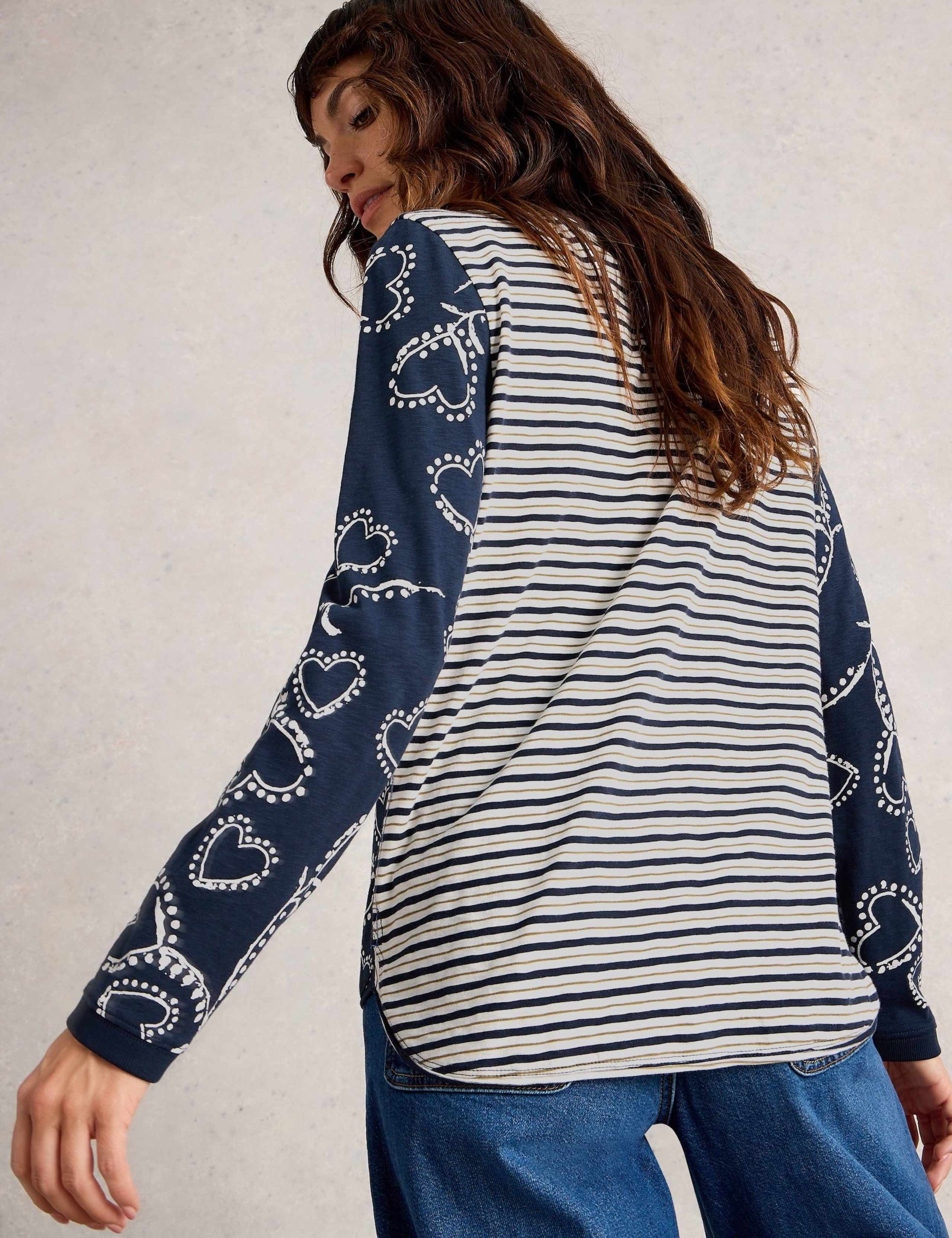 Pure Cotton Leaf Print Top 3 of 6