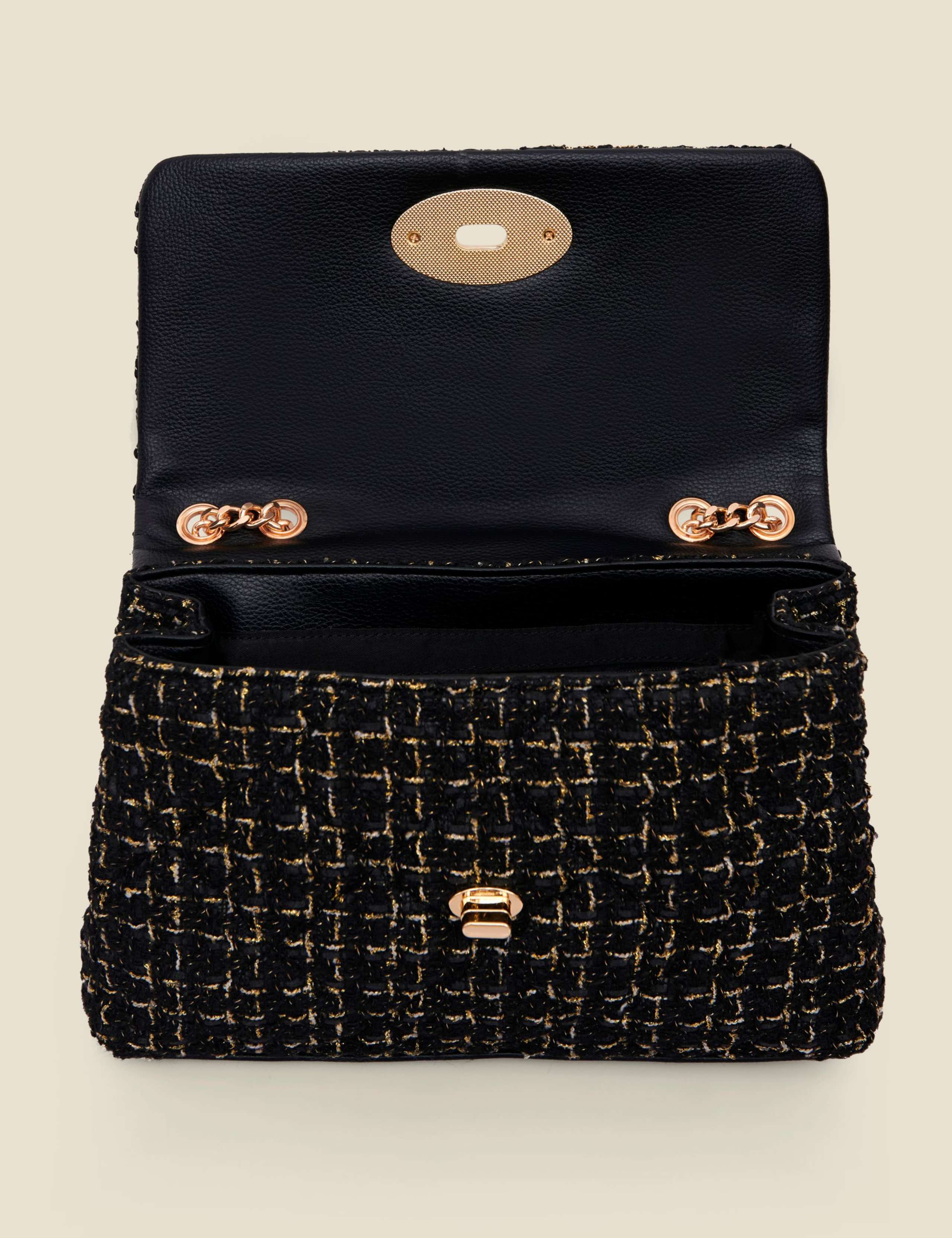 Tweed Metallic Cross Body Bag 4 of 4