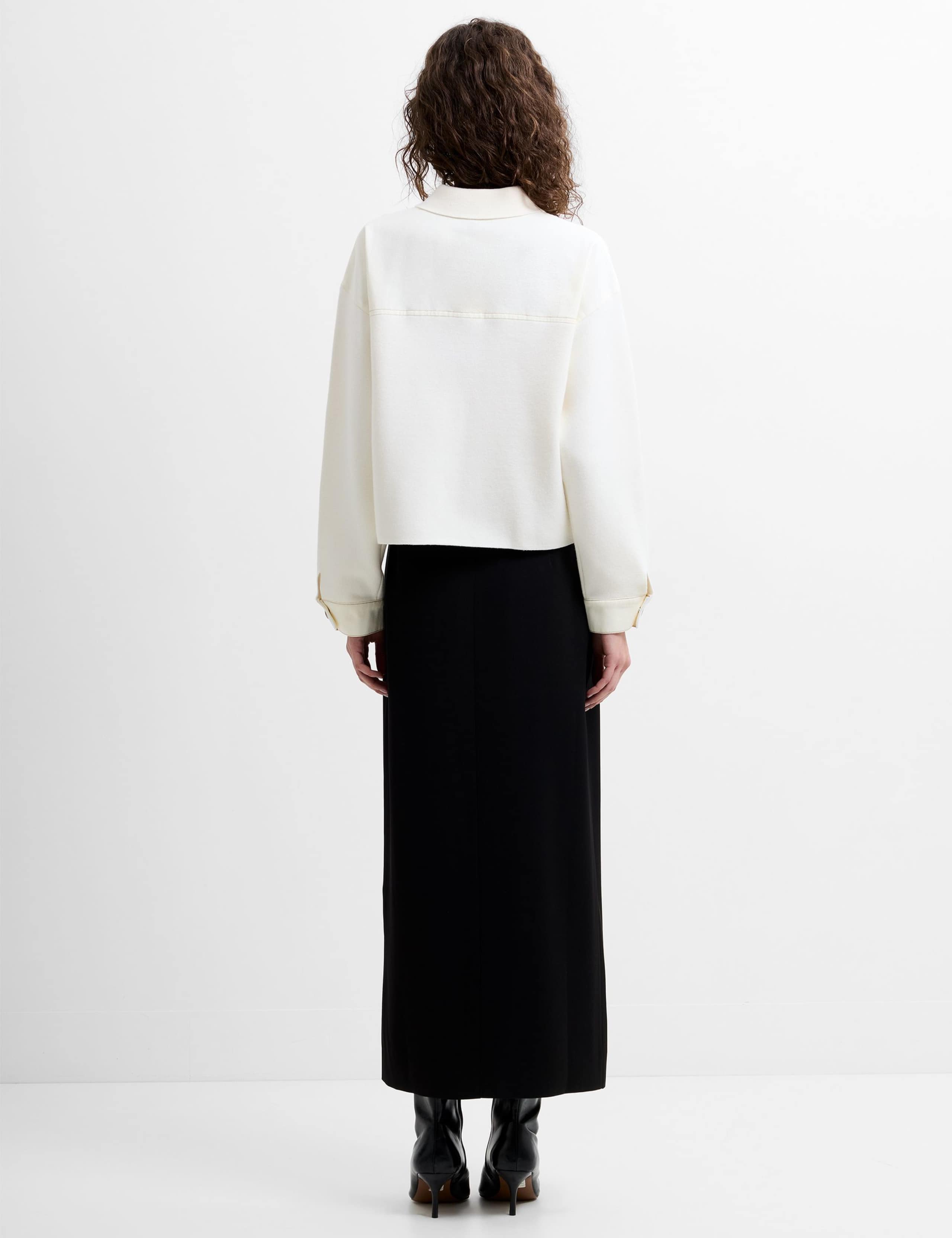 Denim Knitted Lightweight Jacket 4 of 6