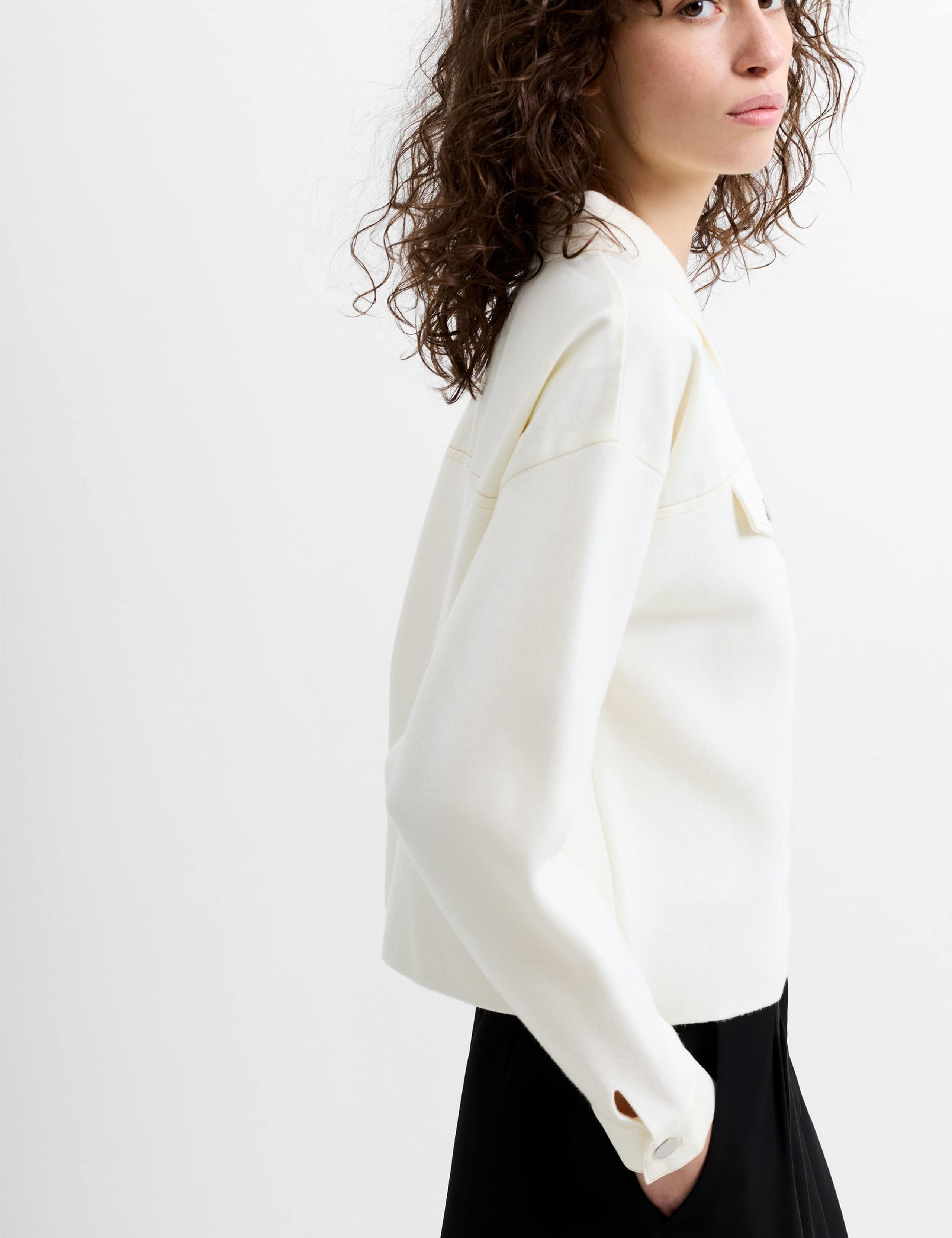 Denim Knitted Lightweight Jacket 5 of 6