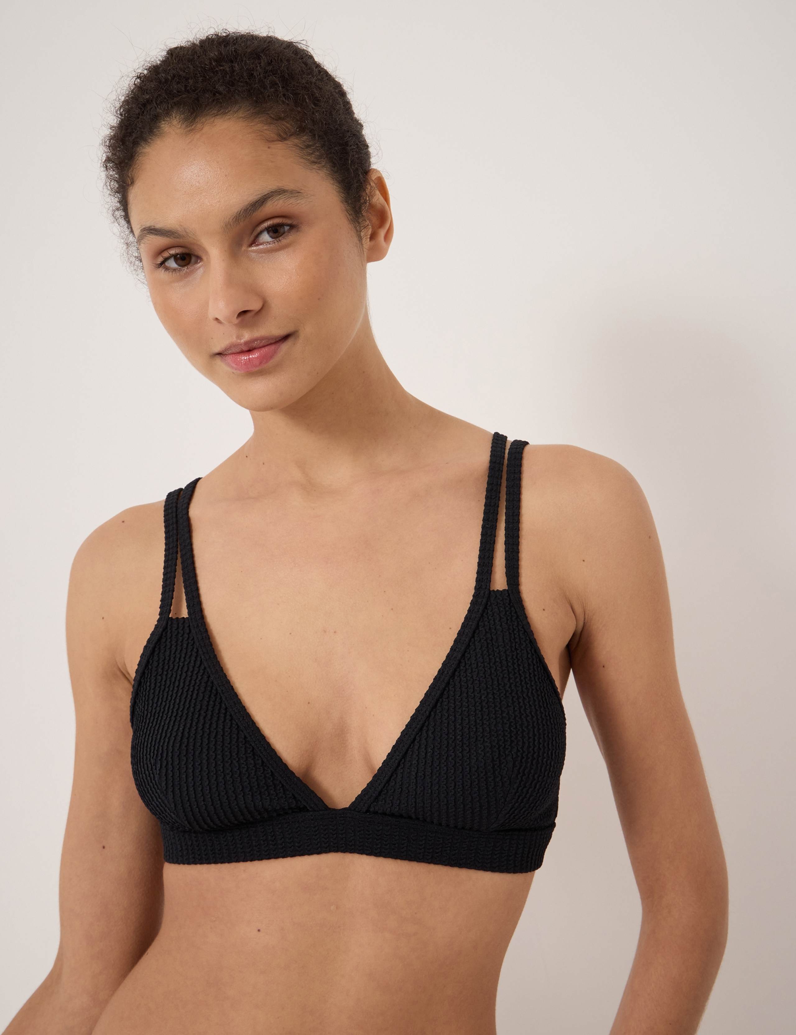 Dina Crinkle Triangle Bikini Top 1 of 5