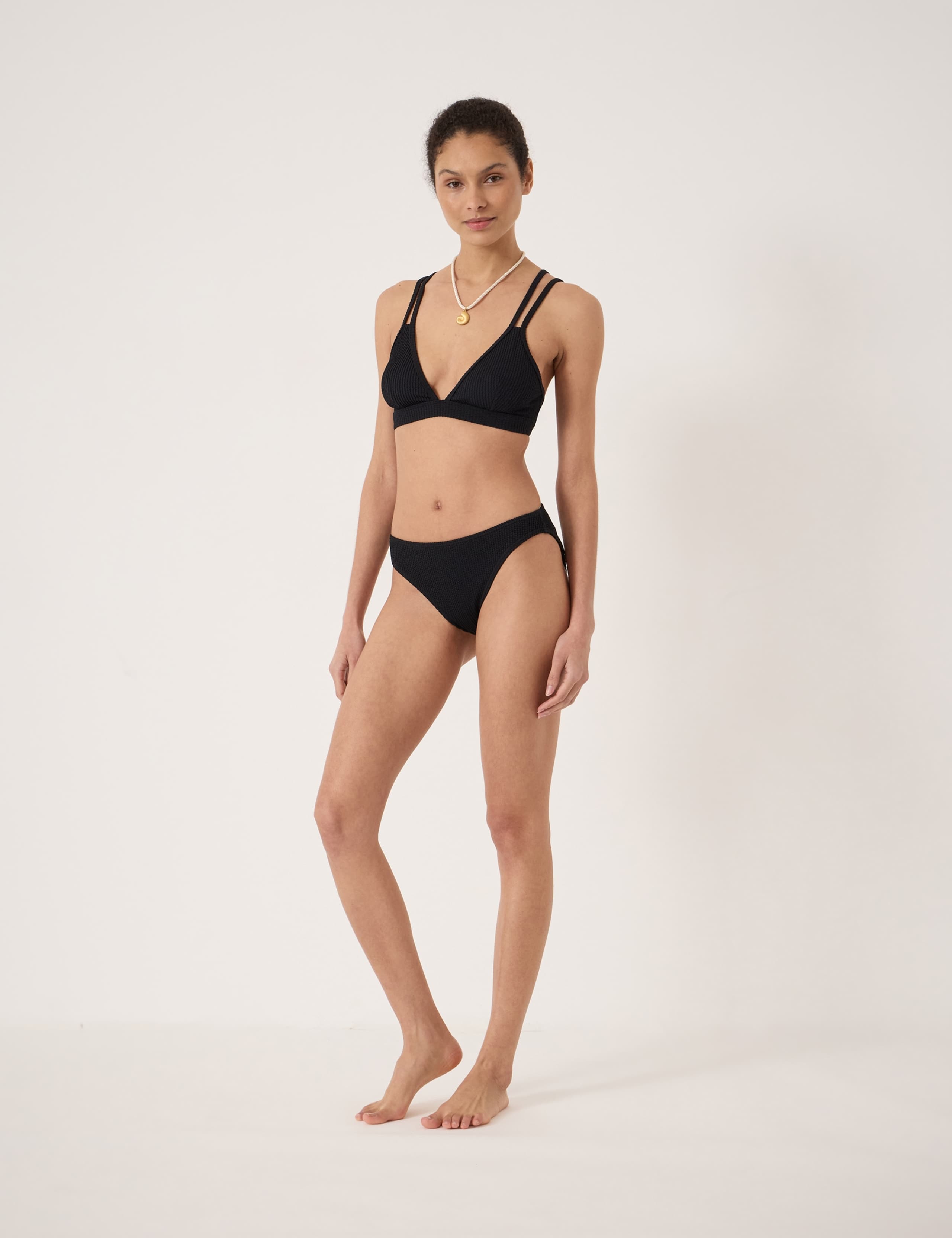 Dina Crinkle Triangle Bikini Top 3 of 5