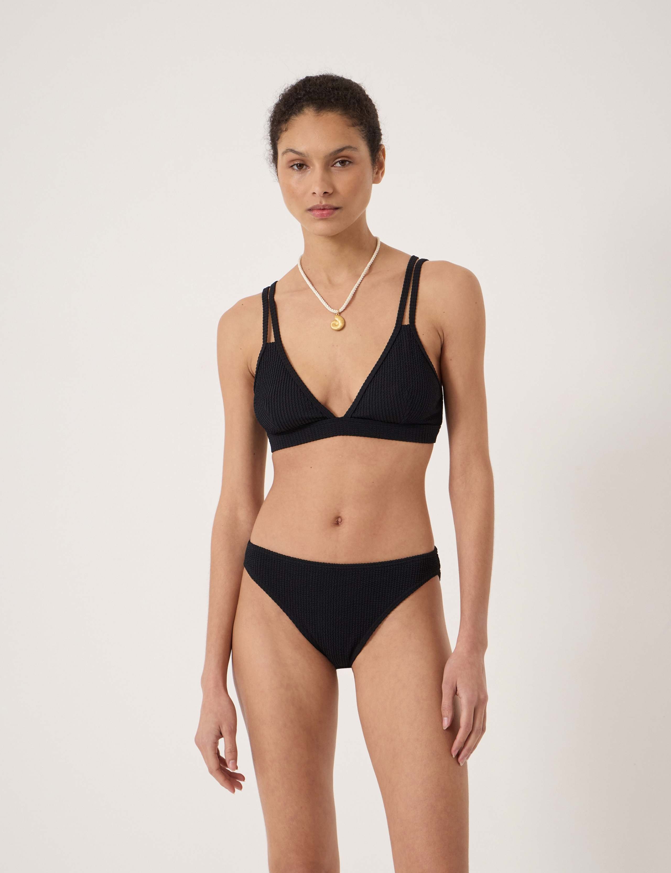 Dina Crinkle Triangle Bikini Top 4 of 5