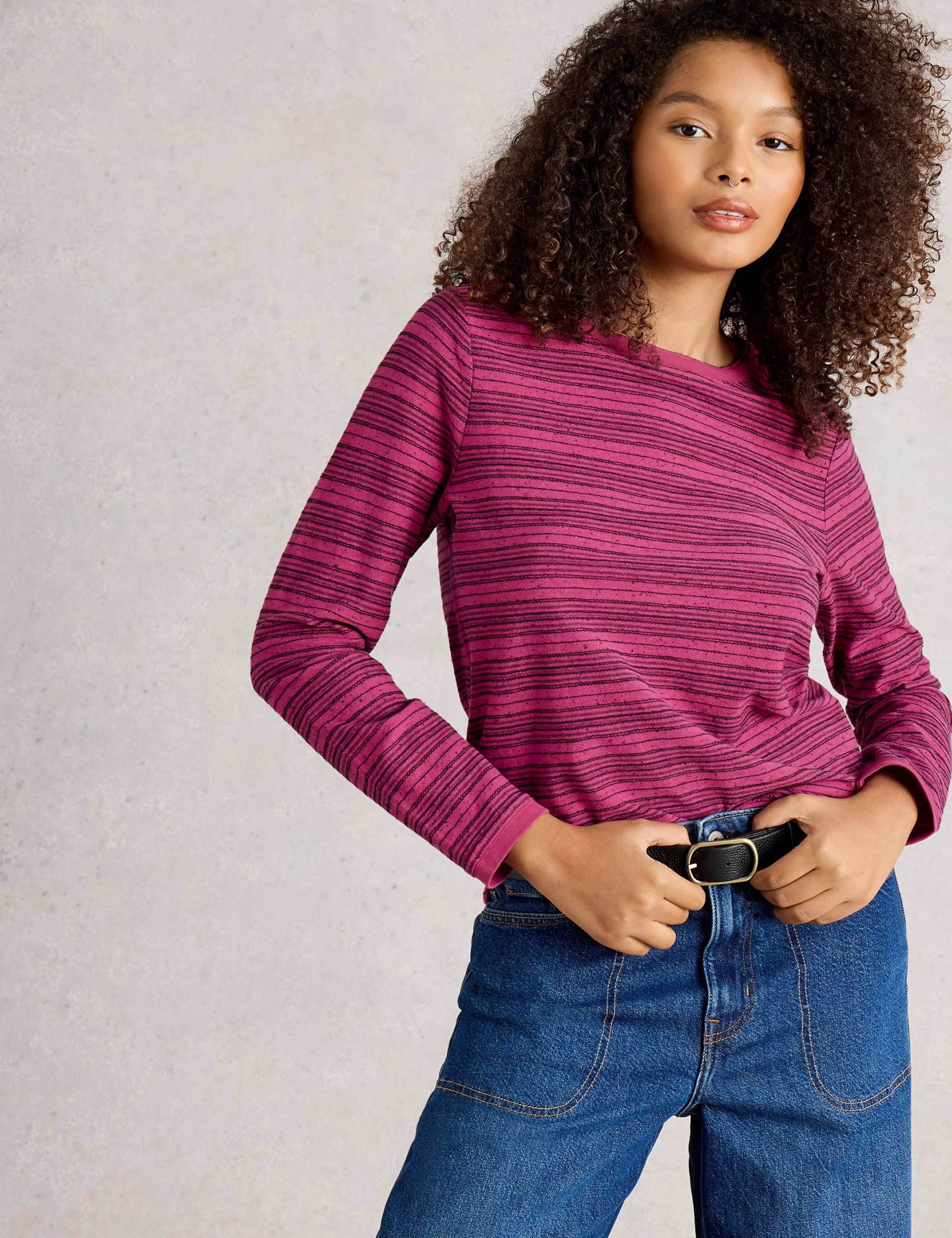 Cotton Rich Striped Top 4 of 6