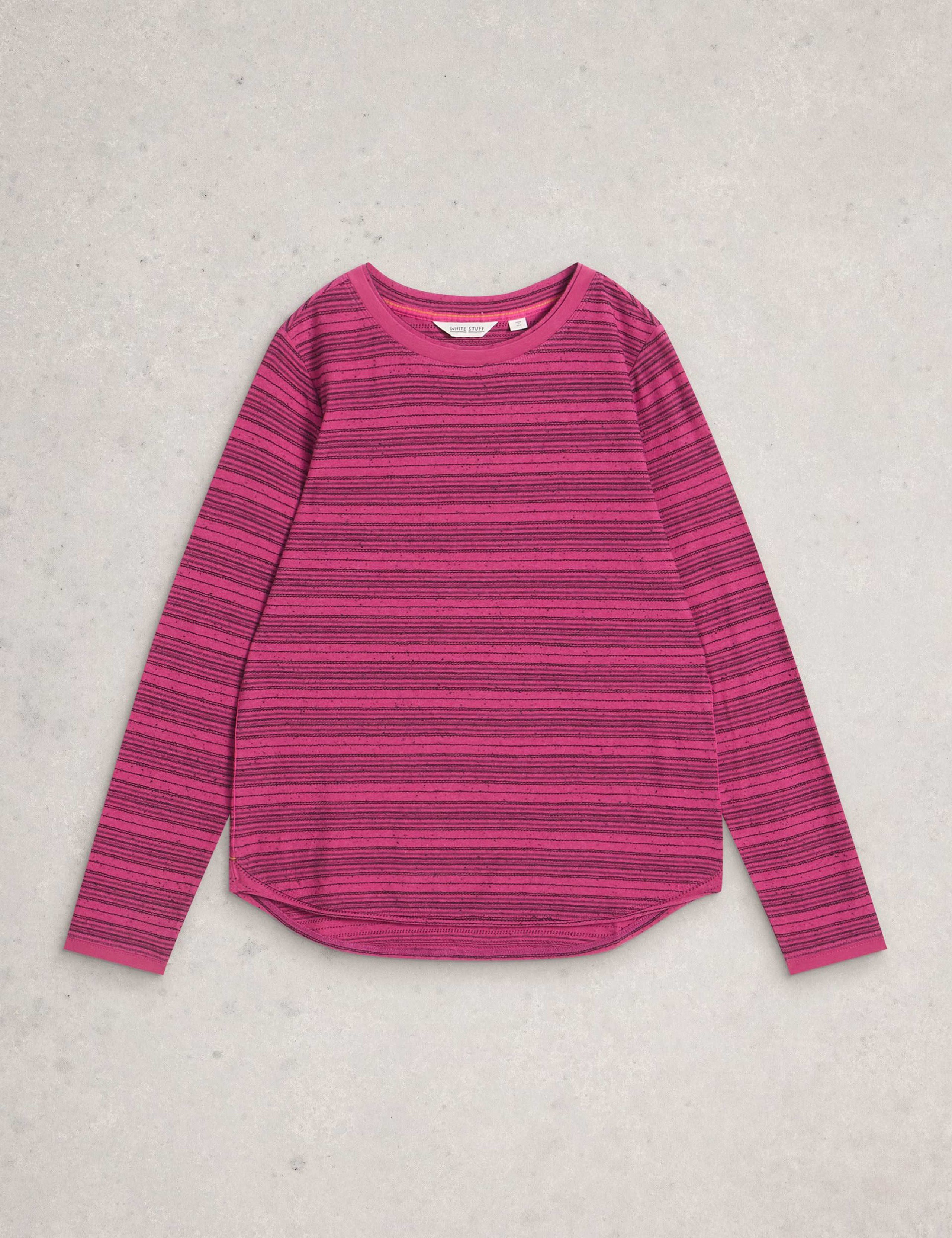 Cotton Rich Striped Top 2 of 6