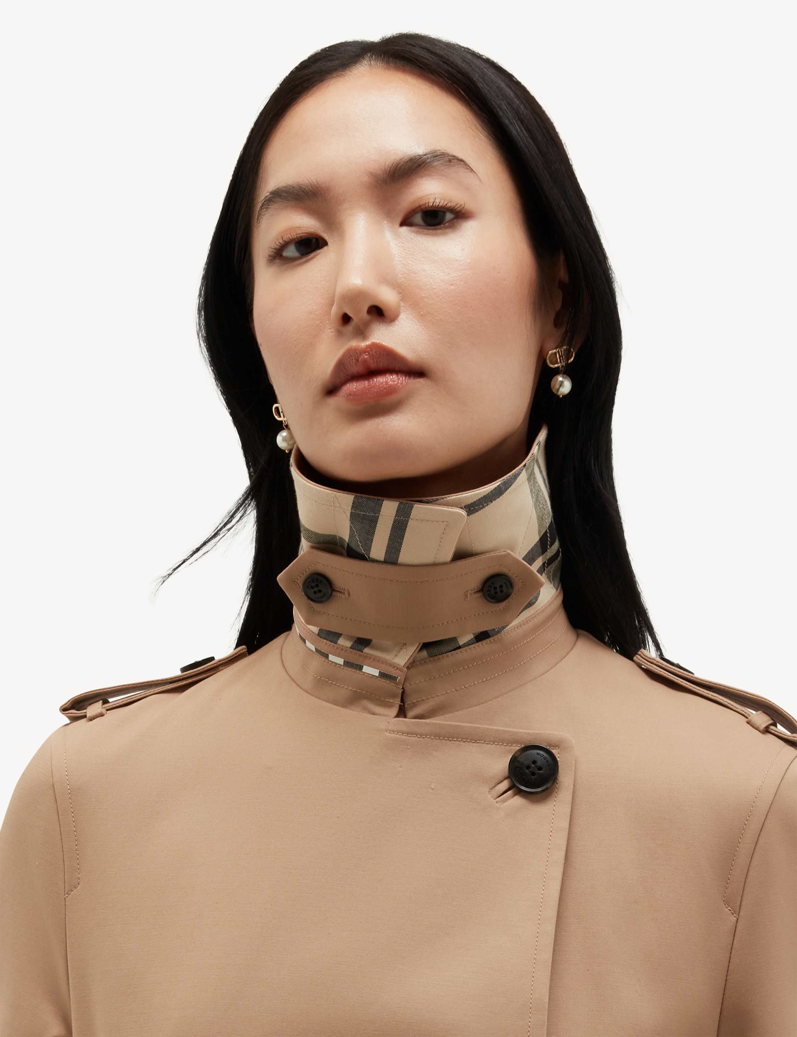 Cotton Rich Water Resistant Wrap Trench Coat 5 of 8