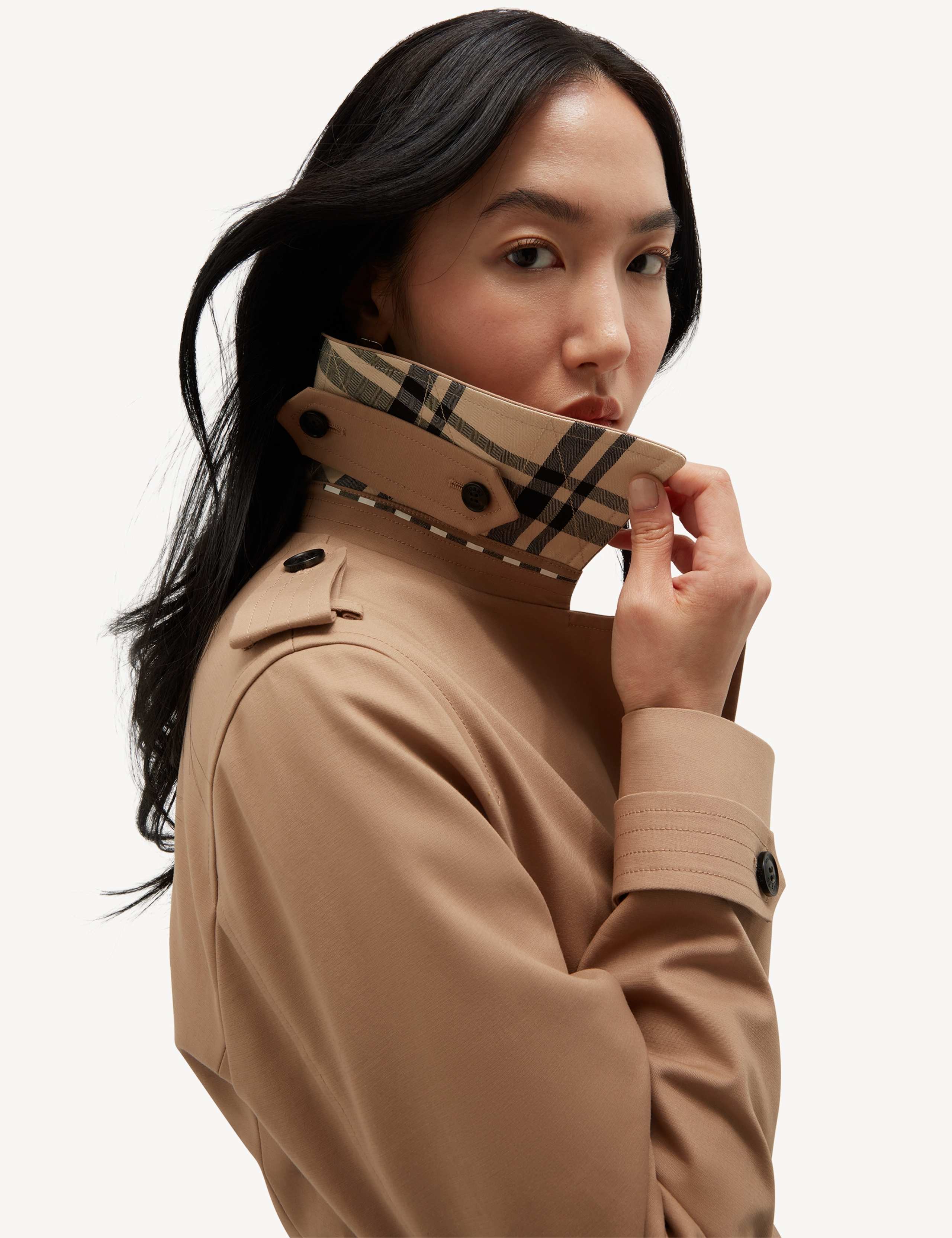 Cotton Rich Water Resistant Wrap Trench Coat 6 of 8