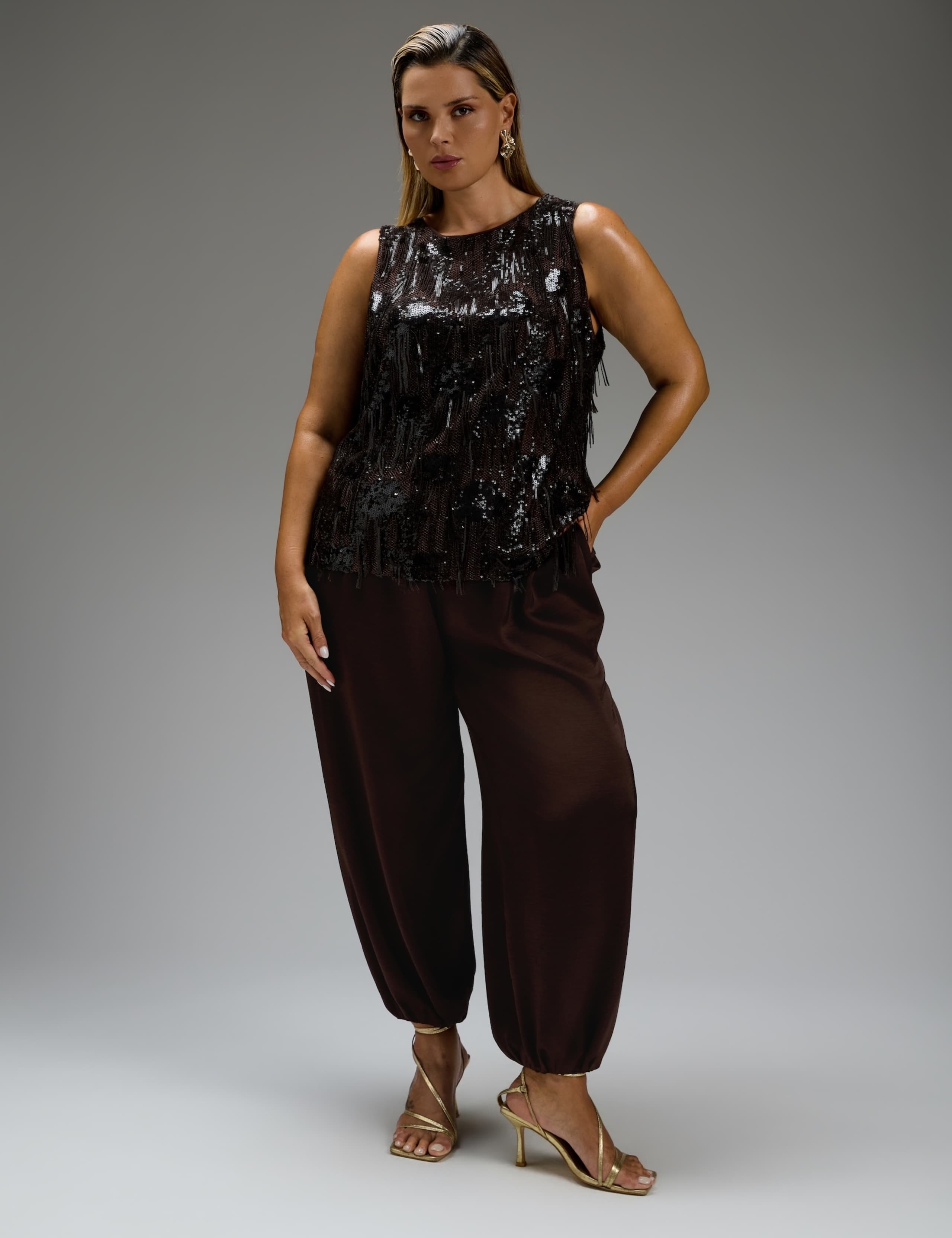 Sequin Fringed Regular Fit Top 2 of 5
