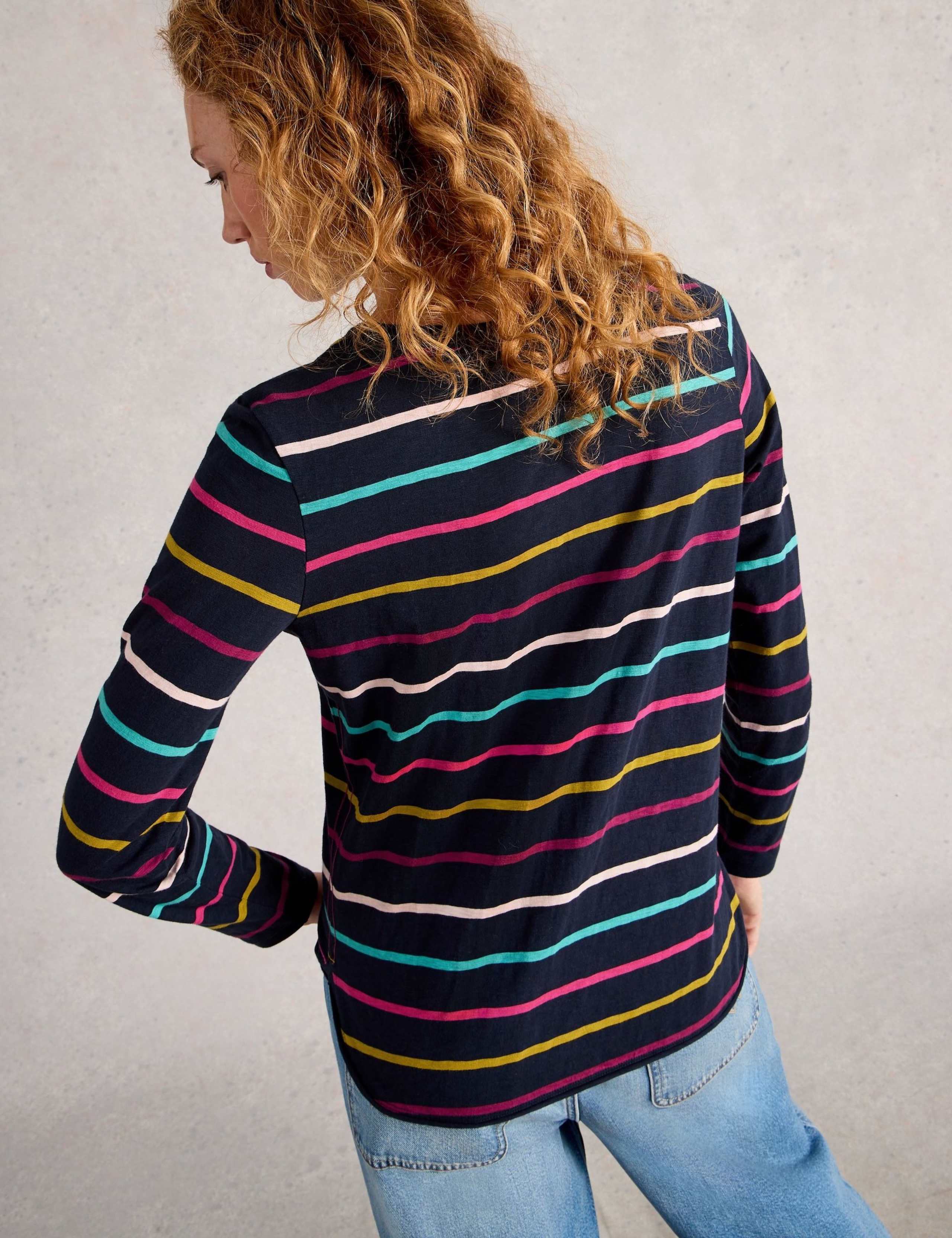Pure Cotton Striped Top 4 of 6