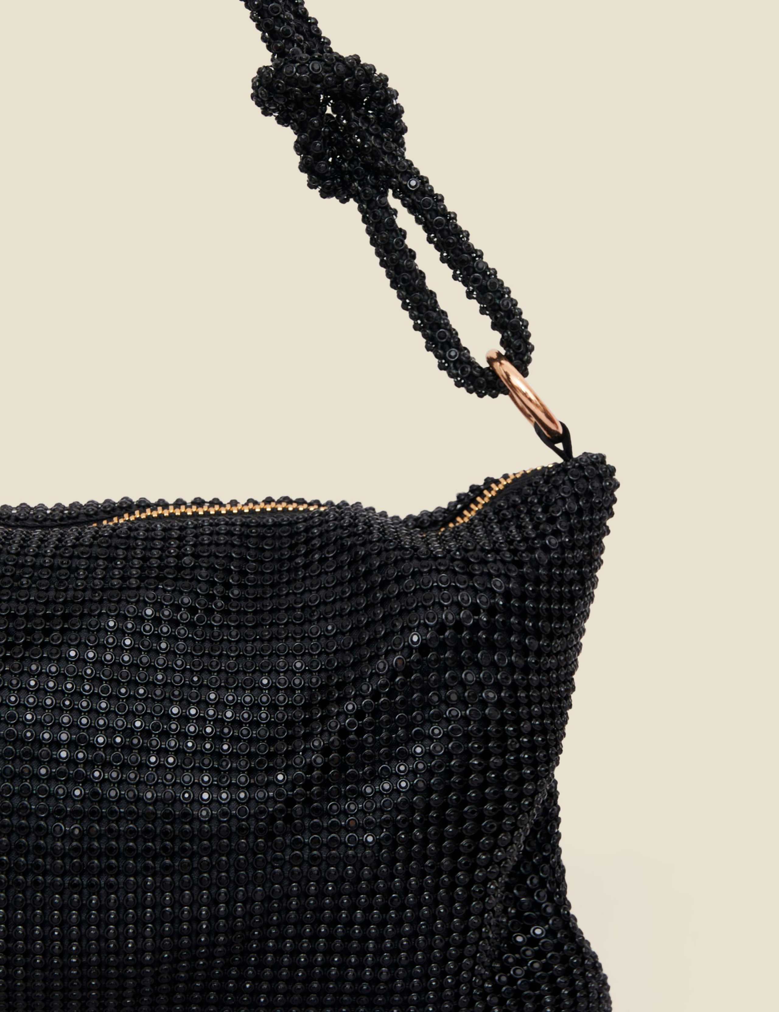 Embellished Knotted Detail Shoulder Bag 4 of 4