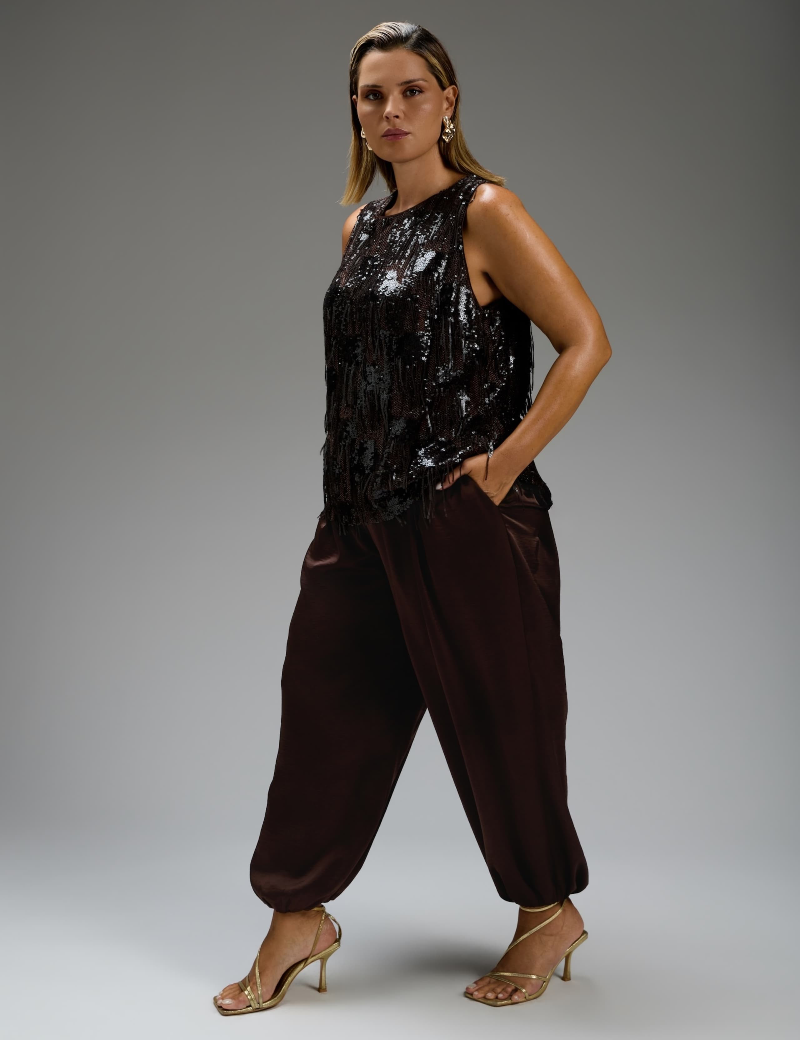 Elasticated Waist Balloon Trousers 3 of 5