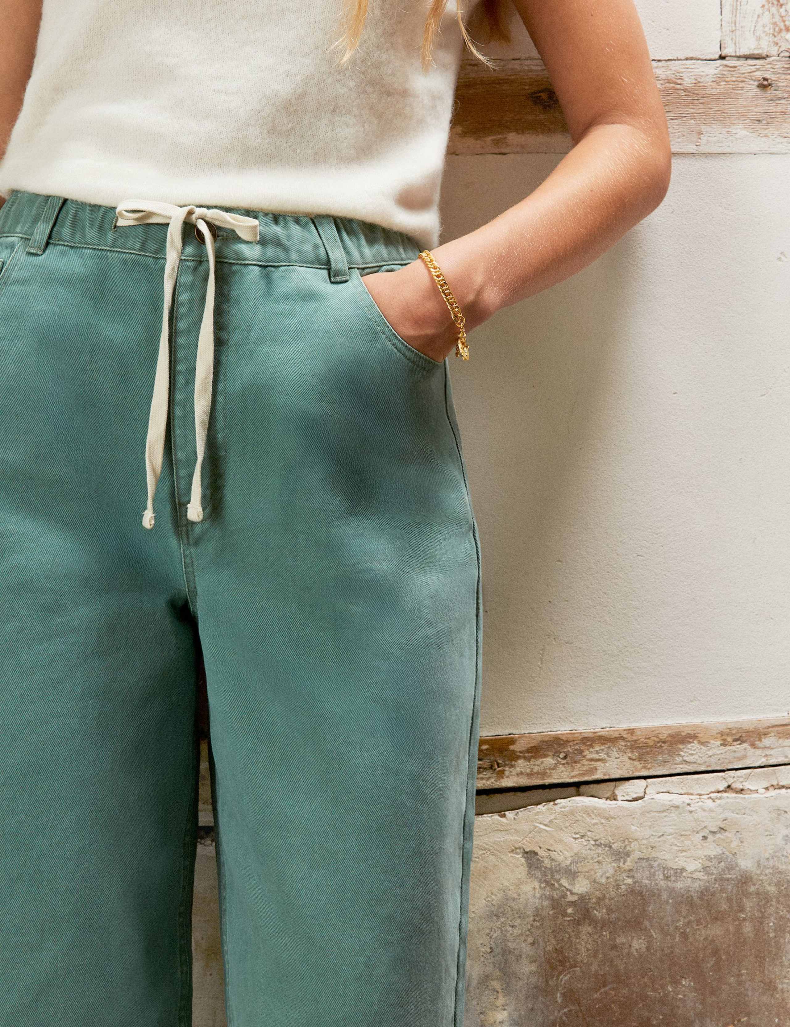 Drawstring Elasticated Waist Barrel Leg Jeans 5 of 6