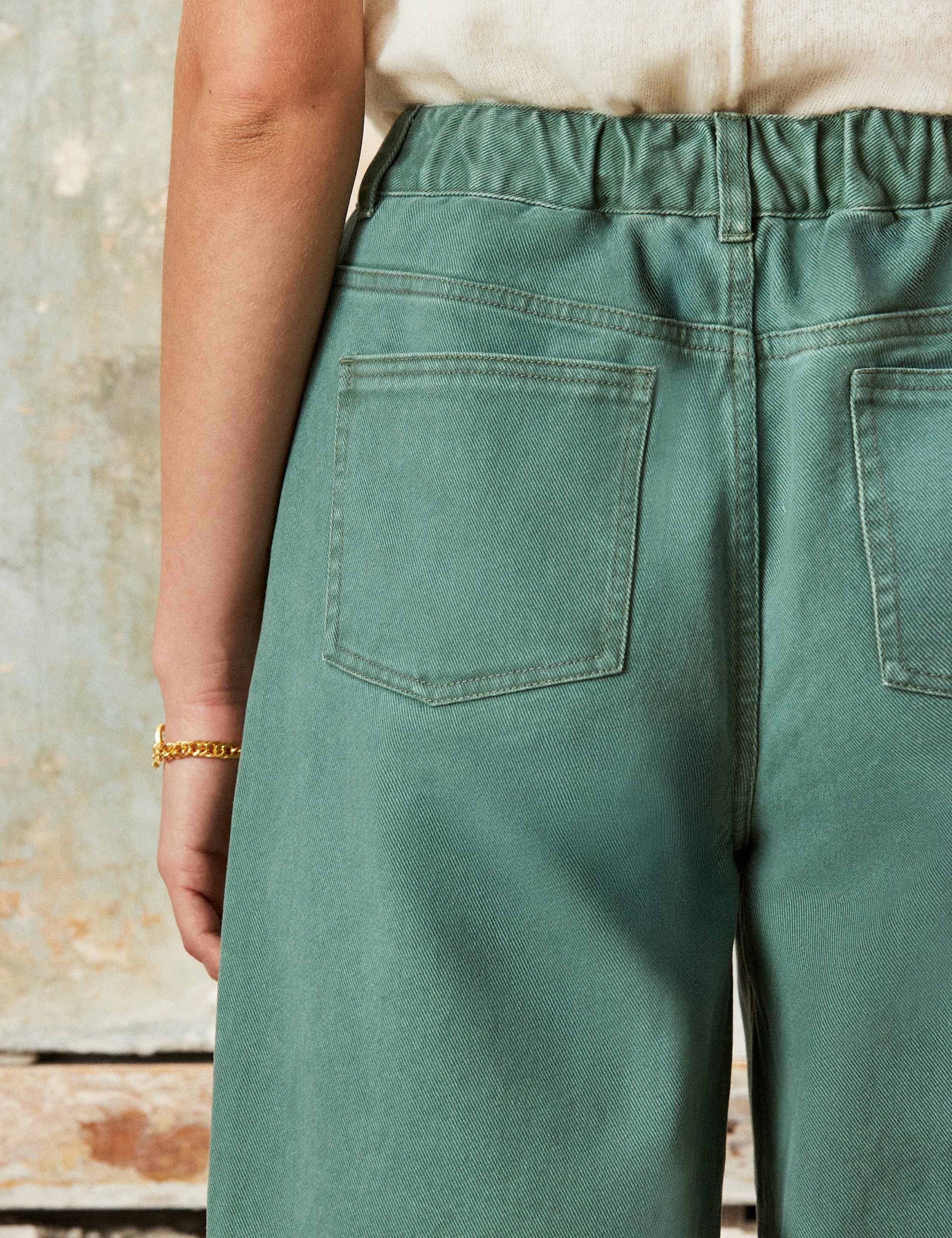 Drawstring Elasticated Waist Barrel Leg Jeans 6 of 6