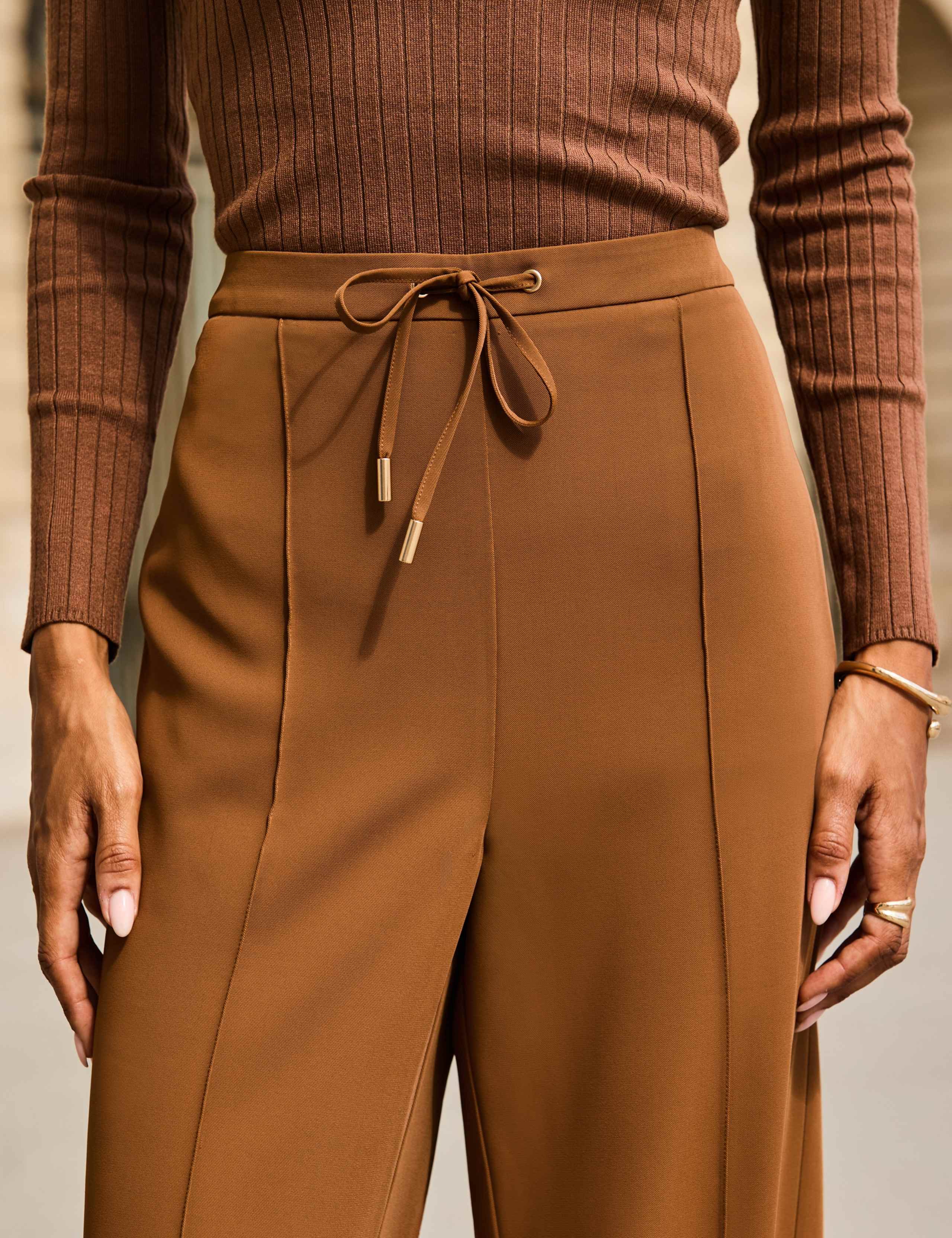 Drawstring Wide Leg Joggers 5 of 5