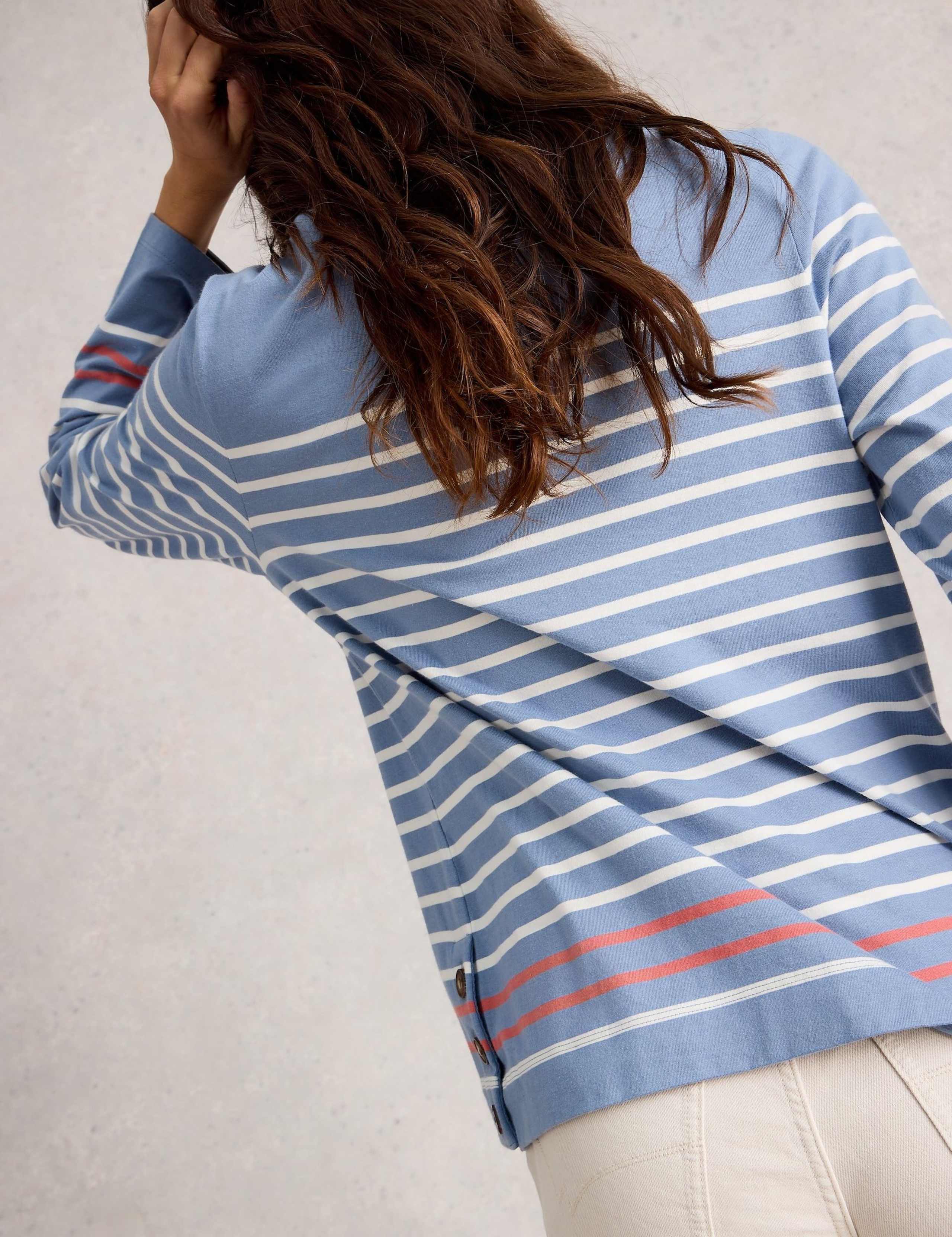 Pure Cotton Striped Top 4 of 6