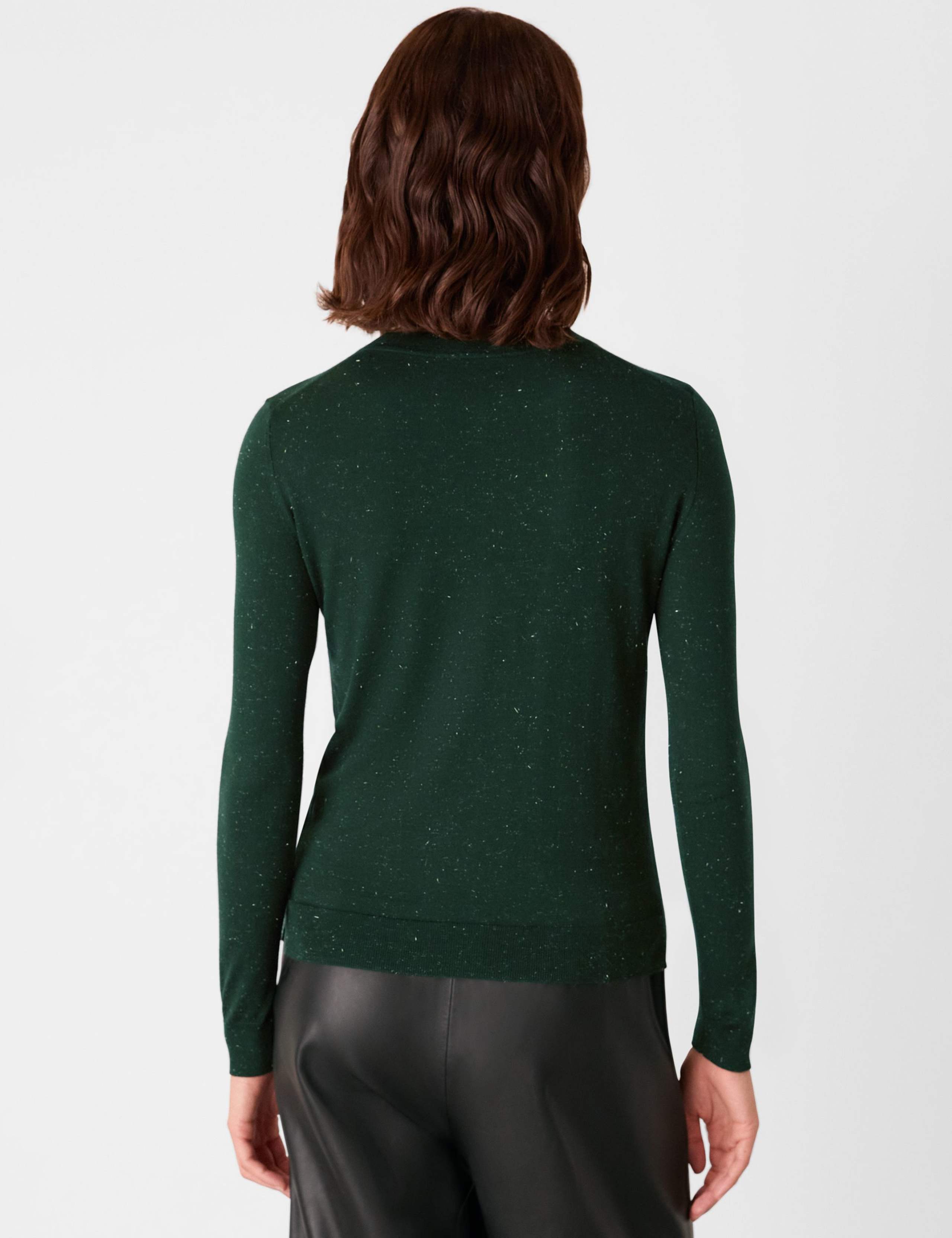 Sparkly Knitted Crew Neck Jumper 3 of 4