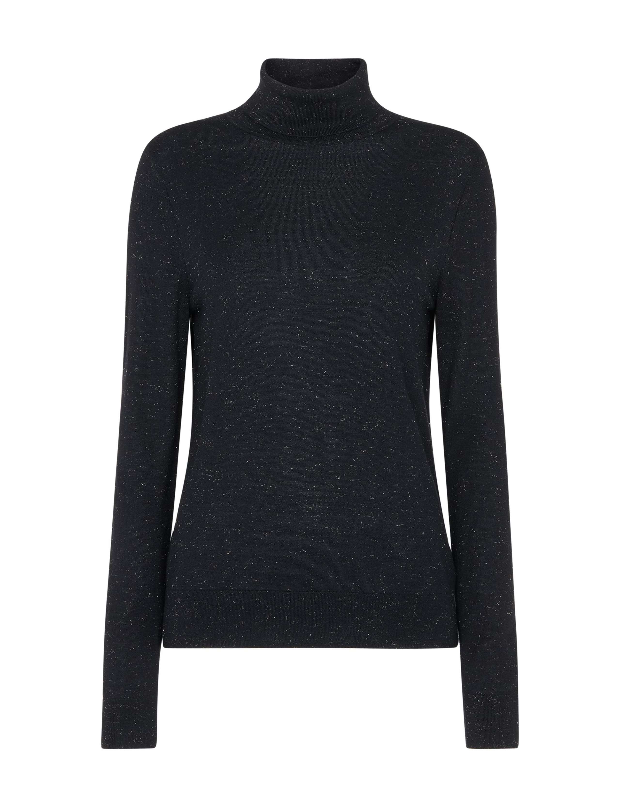 Sparkly Roll Neck Fitted Jumper 2 of 4