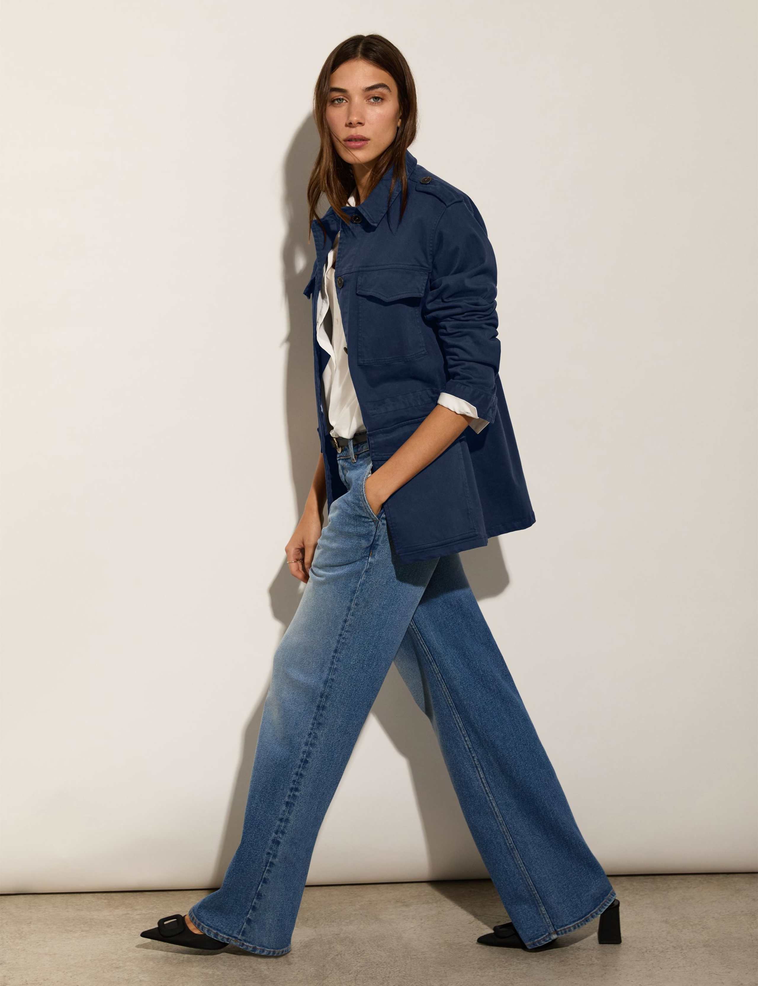 Cotton Rich Collared Utility Jacket 5 of 6